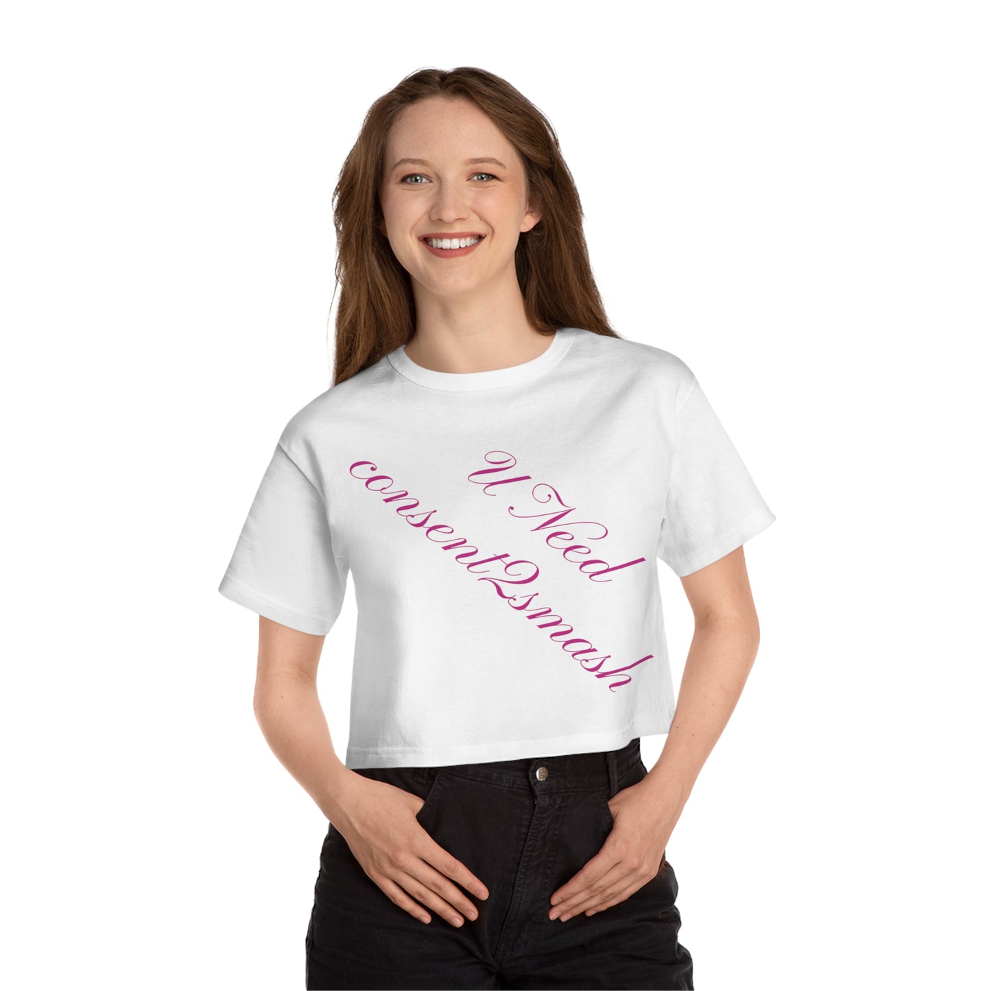 Consent Matters Cropped T-Shirt, Feminist Tee, Casual Wear, Gift for Activists, Summer Fashion, Proud Messaging