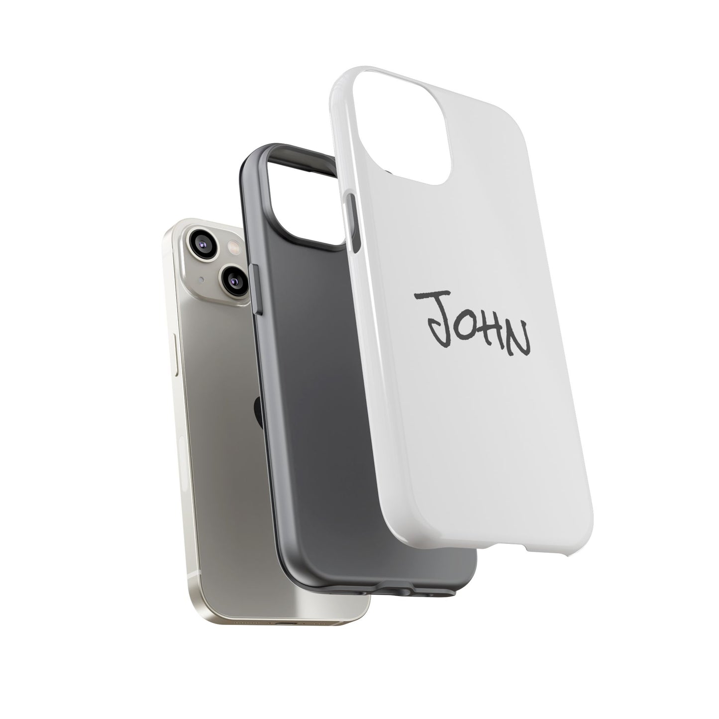 Personalized Phone Case for John, Custom Tough Phone Cover, Gift for Him, Unique Name Case, Durable Mobile Accessory