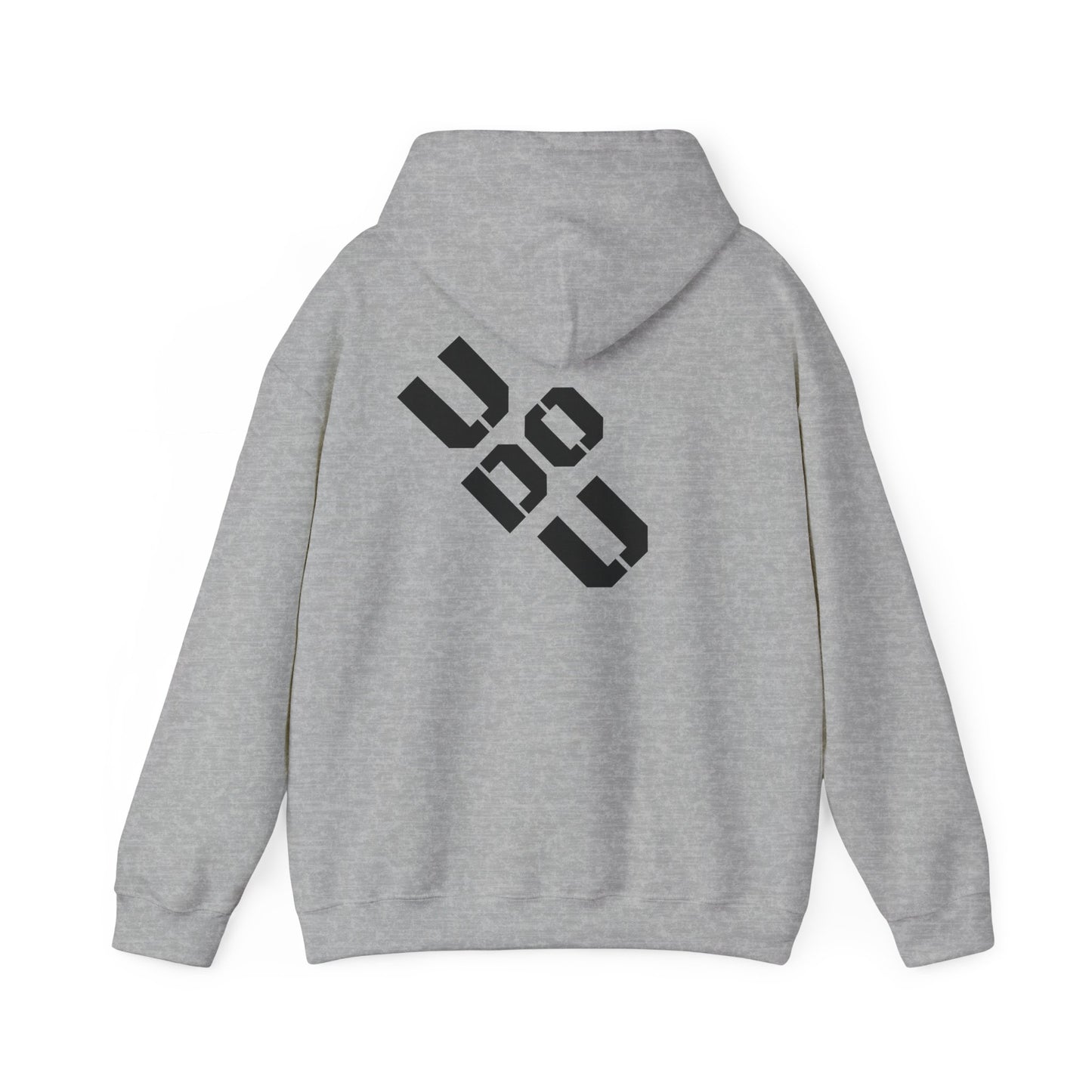 Unisex Heavy Blend Hoodie with Unique 'U DO U' Design, Perfect for Casual Wear, Gift for Friends, and Cozy Nights in