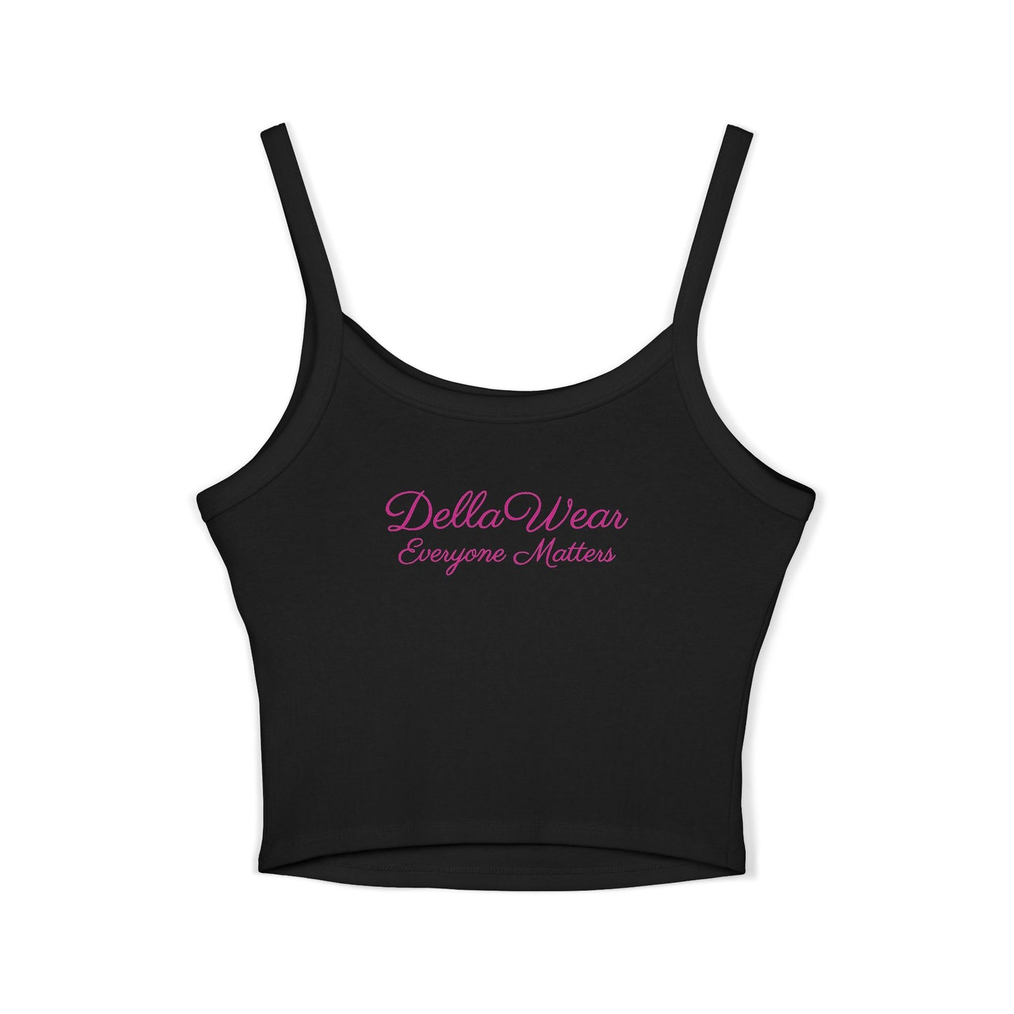 Della Wear Women's Spaghetti Strap Tank Top - Summer Style, Casual Wear, Gift for Her, Everyday Essentials, Positive Message Top