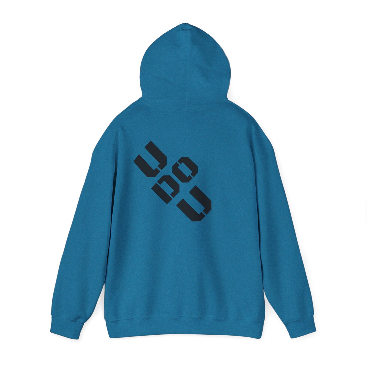 Unisex Heavy Blend Hoodie with Unique 'U DO U' Design, Perfect for Casual Wear, Gift for Friends, and Cozy Nights in