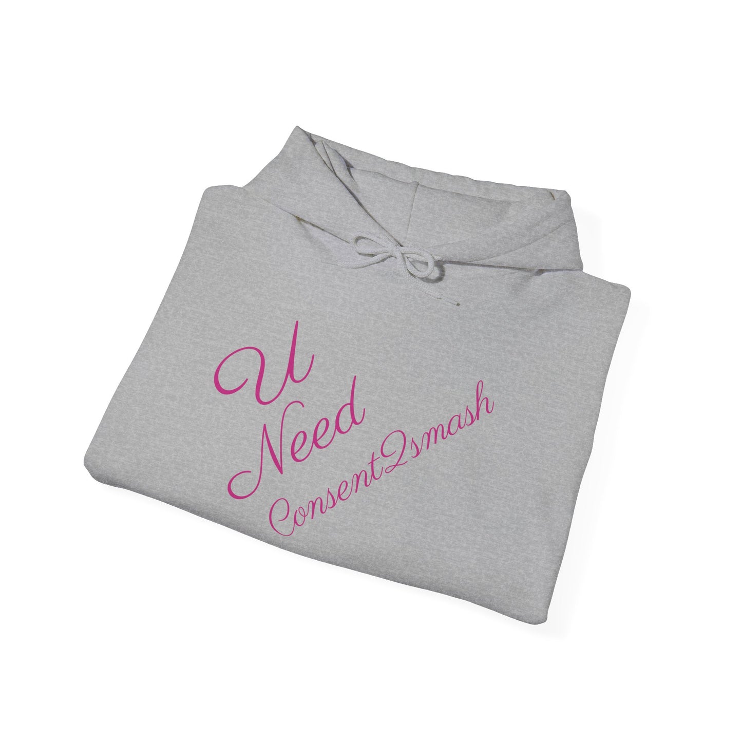 Consent to Smash Hooded Sweatshirt, Cozy Hoodie, Unisex Casual Wear, Streetwear, Gifts for Friends, Fun Party Outfit, Statements