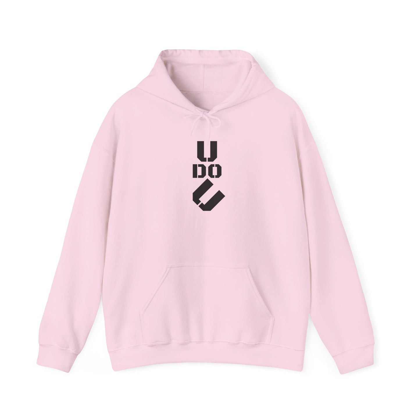 Unisex Heavy Blend Hoodie with Unique 'U DO U' Design, Perfect for Casual Wear, Gift for Friends, and Cozy Nights in