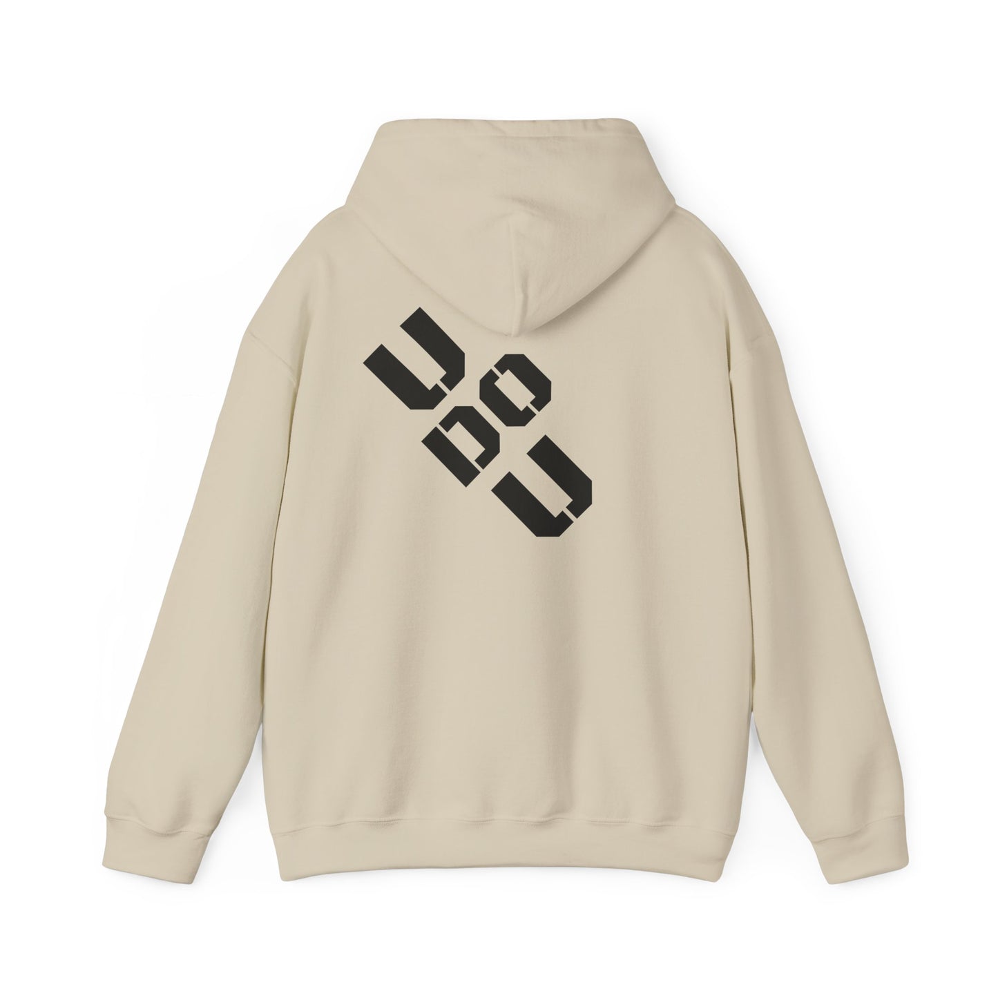 Unisex Heavy Blend Hoodie with Unique 'U DO U' Design, Perfect for Casual Wear, Gift for Friends, and Cozy Nights in