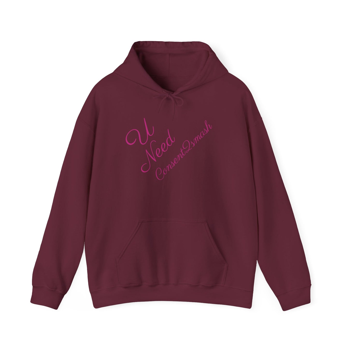 Consent to Smash Hooded Sweatshirt, Cozy Hoodie, Unisex Casual Wear, Streetwear, Gifts for Friends, Fun Party Outfit, Statements