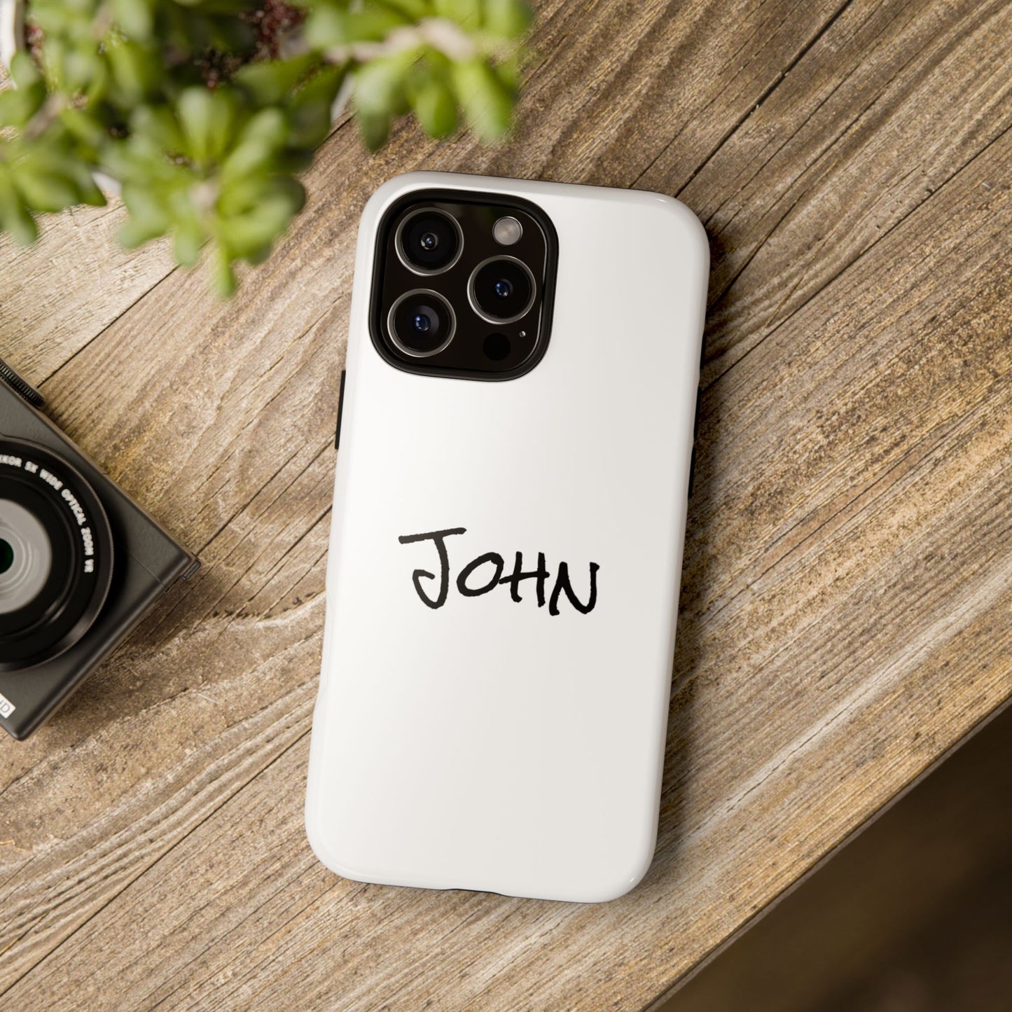 Personalized Phone Case for John, Custom Tough Phone Cover, Gift for Him, Unique Name Case, Durable Mobile Accessory