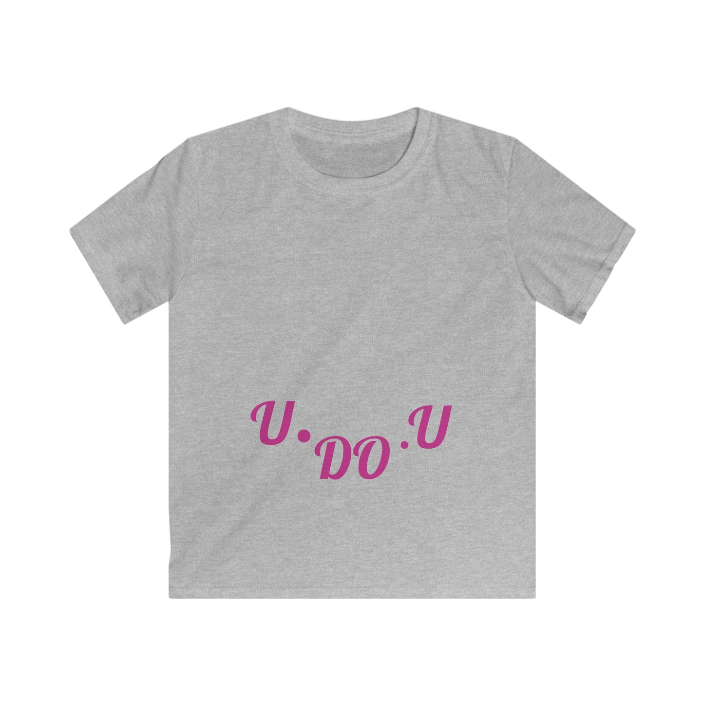 Kids Positive Affirmation Tee - U.DO.U, Youth Inspirational Shirt, Birthday Gift for Kids, Cute Graphic Tee, Fun Summer Outfit