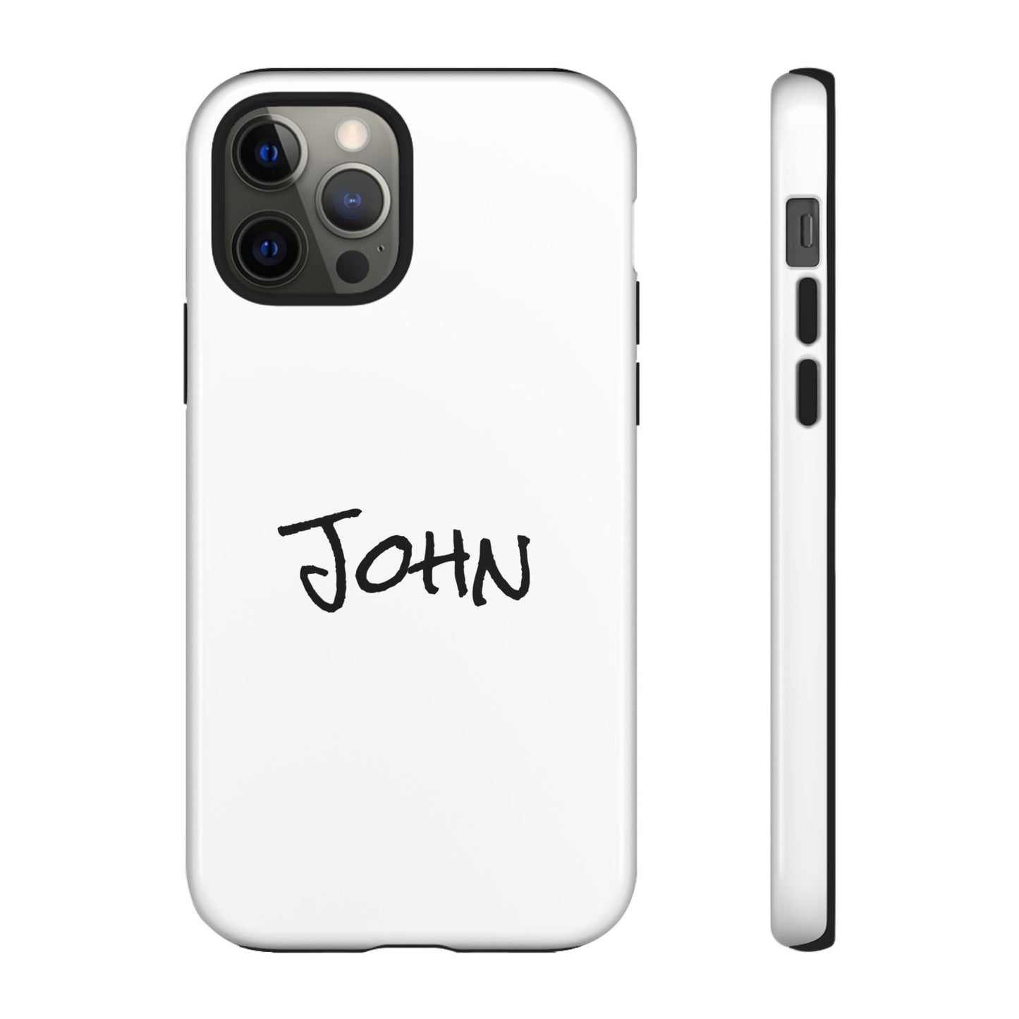 Personalized Phone Case for John, Custom Tough Phone Cover, Gift for Him, Unique Name Case, Durable Mobile Accessory