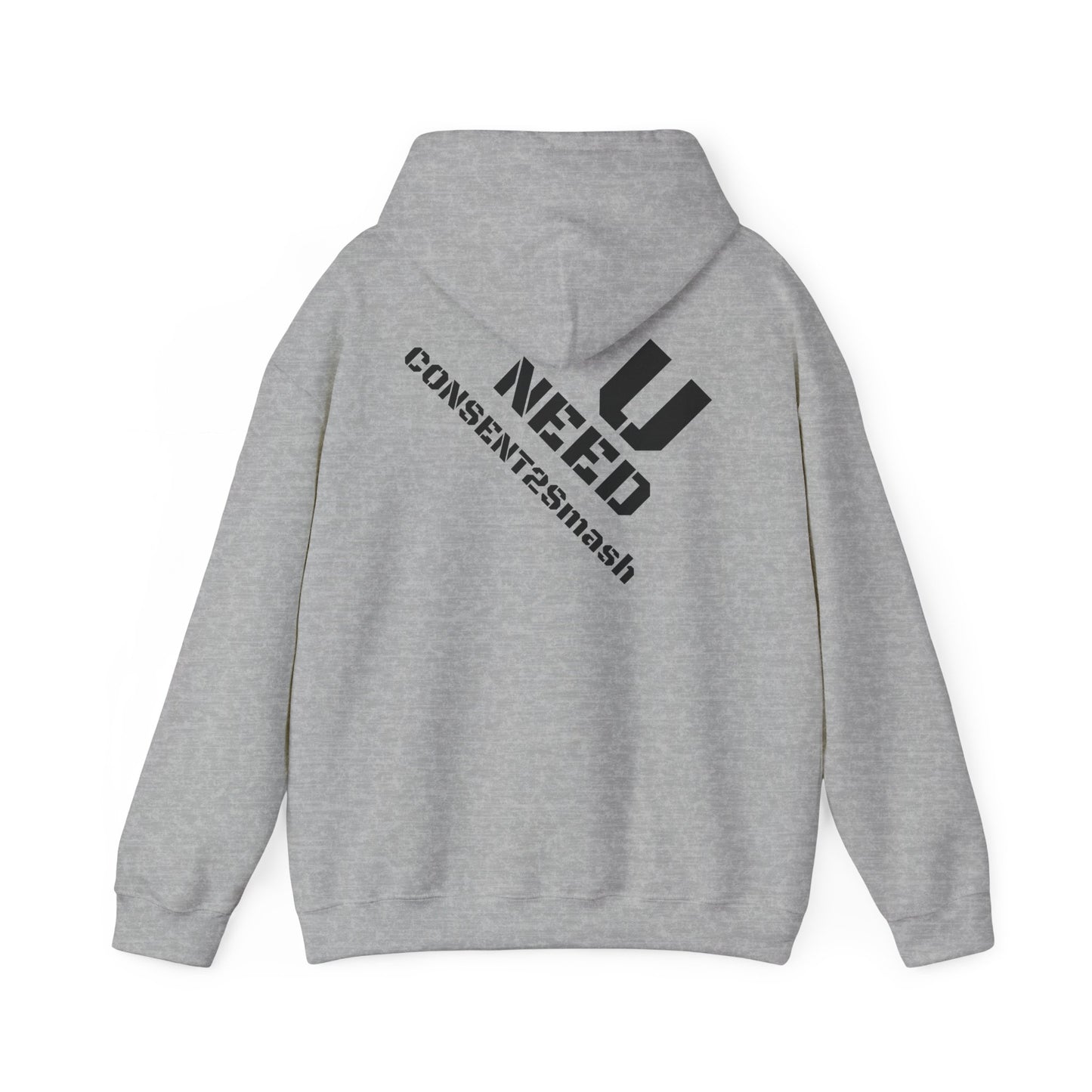 Consent to Smash Hoodie | Unisex Heavy Blend Sweater, Casual Wear, Gift for Gamers, Streetwear Hoodie, Unique Trendy Clothing