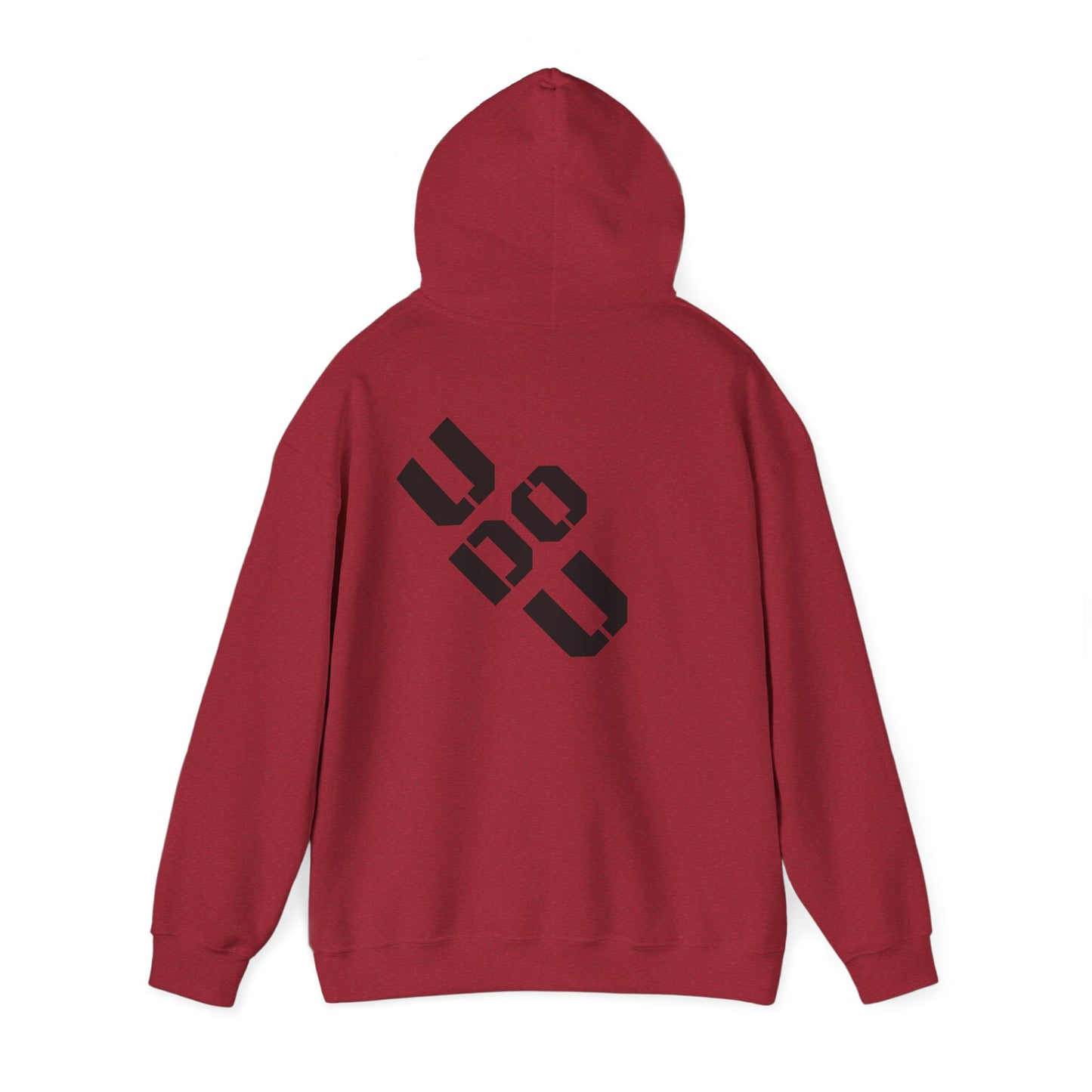 Unisex Heavy Blend Hoodie with Unique 'U DO U' Design, Perfect for Casual Wear, Gift for Friends, and Cozy Nights in