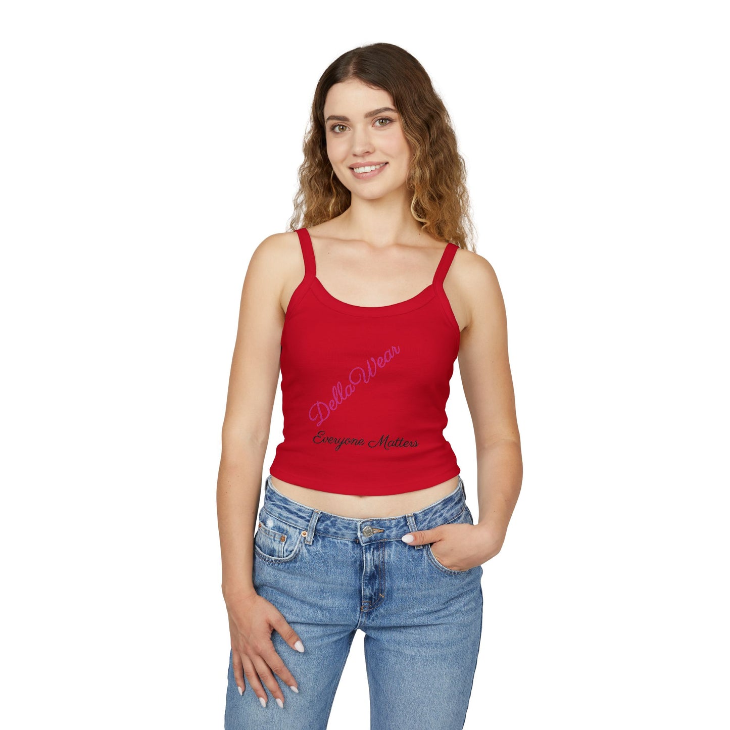 Empowering Spaghetti Strap Tank Top - Everyone Matters, Women's Fashion, Summer Wear, Gifts for Her, Motivational Apparel