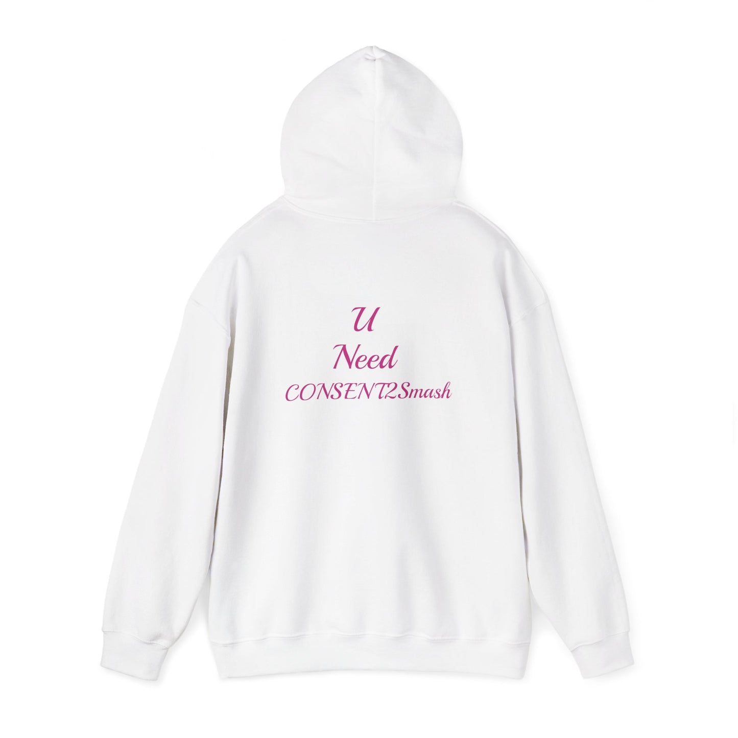 Consent to Smash Hooded Sweatshirt, Cozy Hoodie, Unisex Casual Wear, Streetwear, Gifts for Friends, Fun Party Outfit, Statements