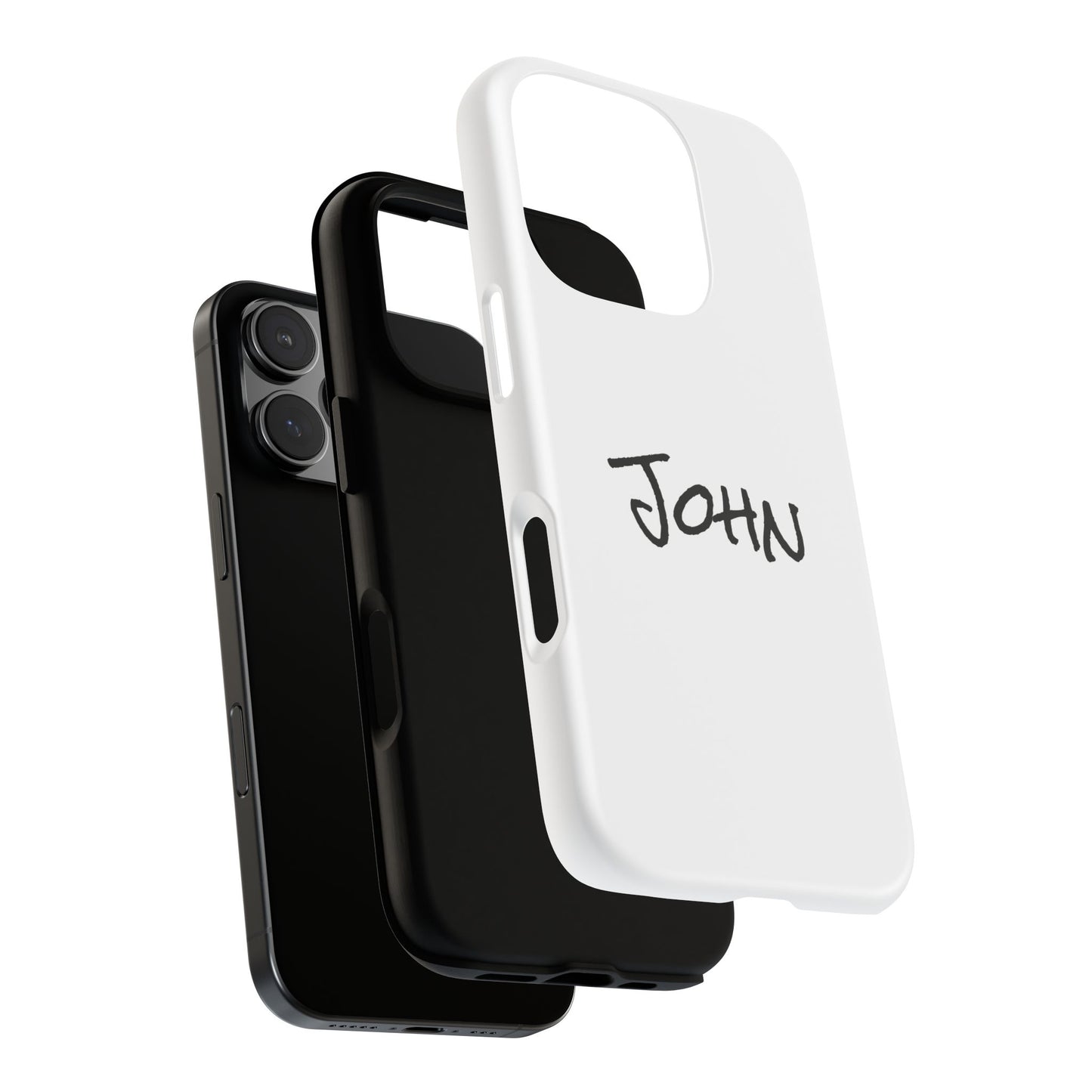 Personalized Phone Case for John, Custom Tough Phone Cover, Gift for Him, Unique Name Case, Durable Mobile Accessory