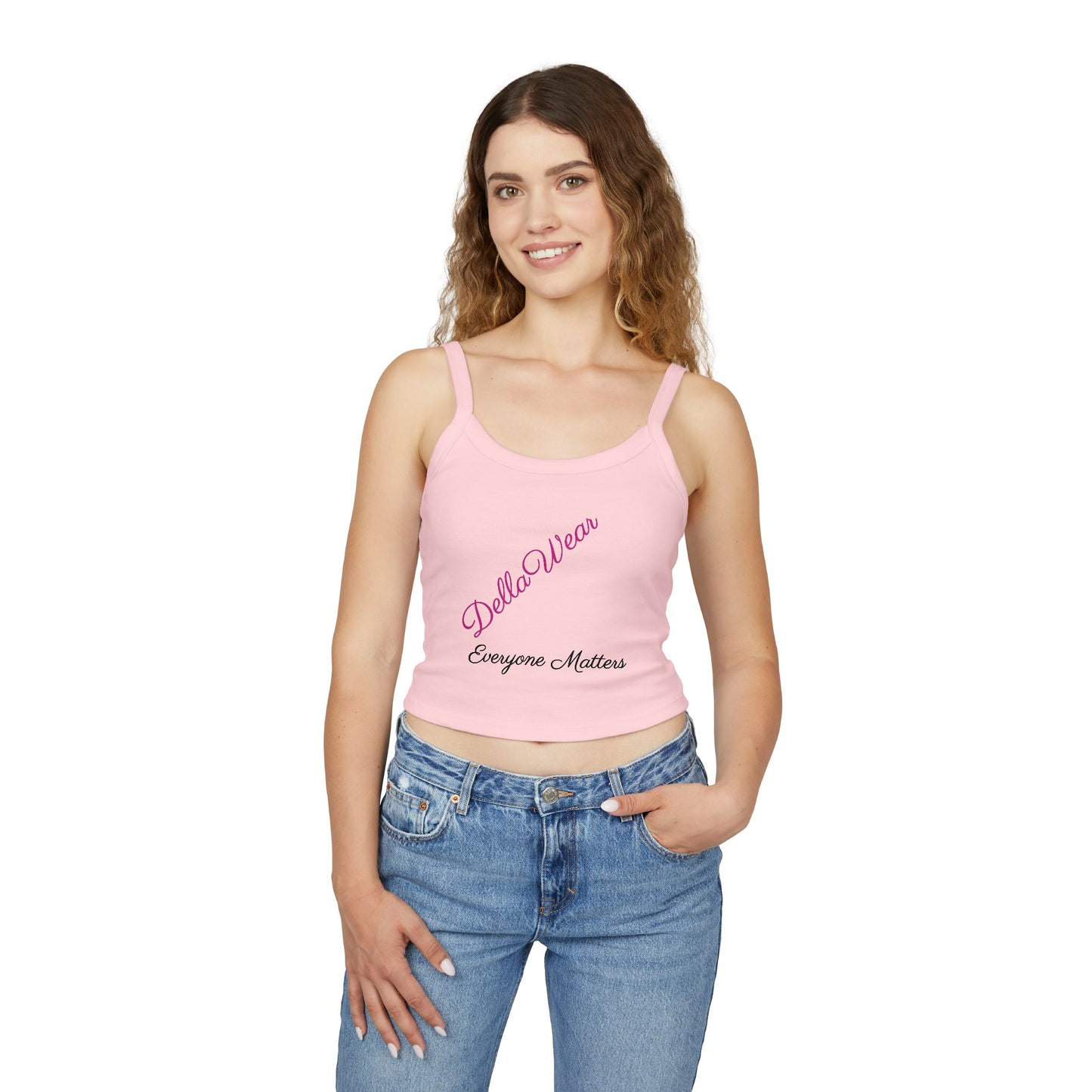 Empowering Spaghetti Strap Tank Top - Everyone Matters, Women's Fashion, Summer Wear, Gifts for Her, Motivational Apparel