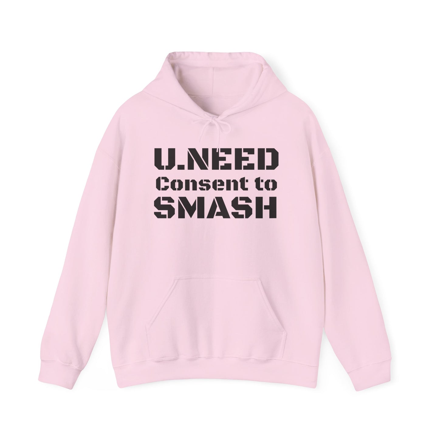 Consent to Smash Hoodie | Unisex Heavy Blend Sweater, Casual Wear, Gift for Gamers, Streetwear Hoodie, Unique Trendy Clothing