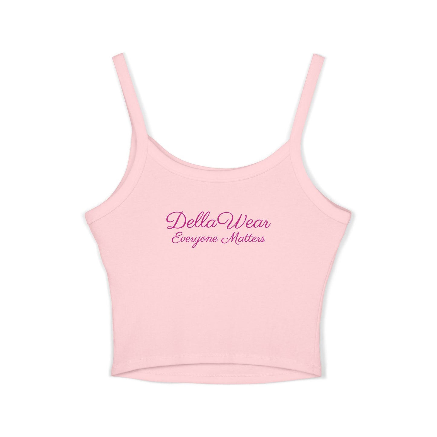Della Wear Women's Spaghetti Strap Tank Top - Summer Style, Casual Wear, Gift for Her, Everyday Essentials, Positive Message Top