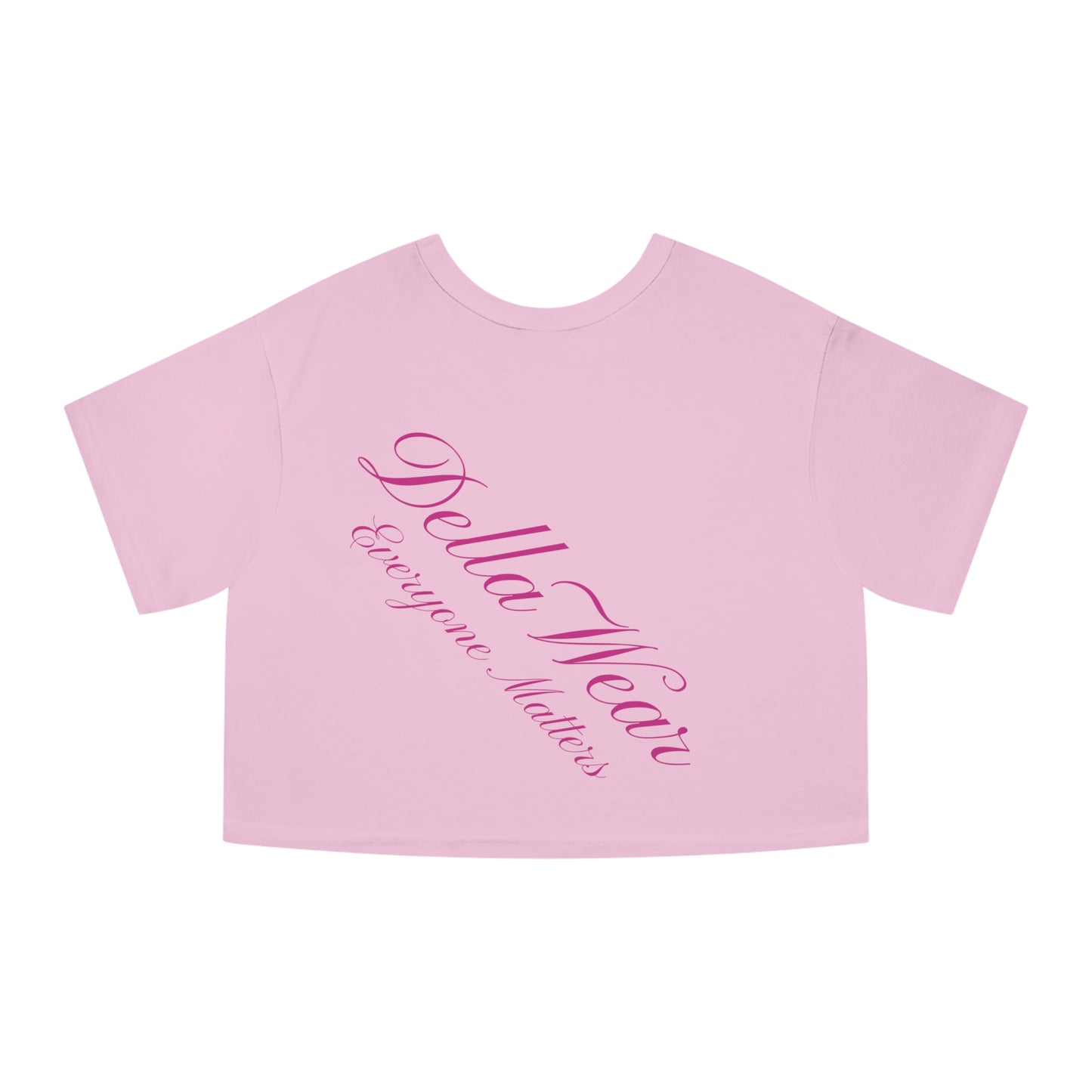 Cropped T-Shirt - DellaWear Everyone Matters, Trendy Crop Top, Empowering Apparel, Gift for Her, Casual Fashion