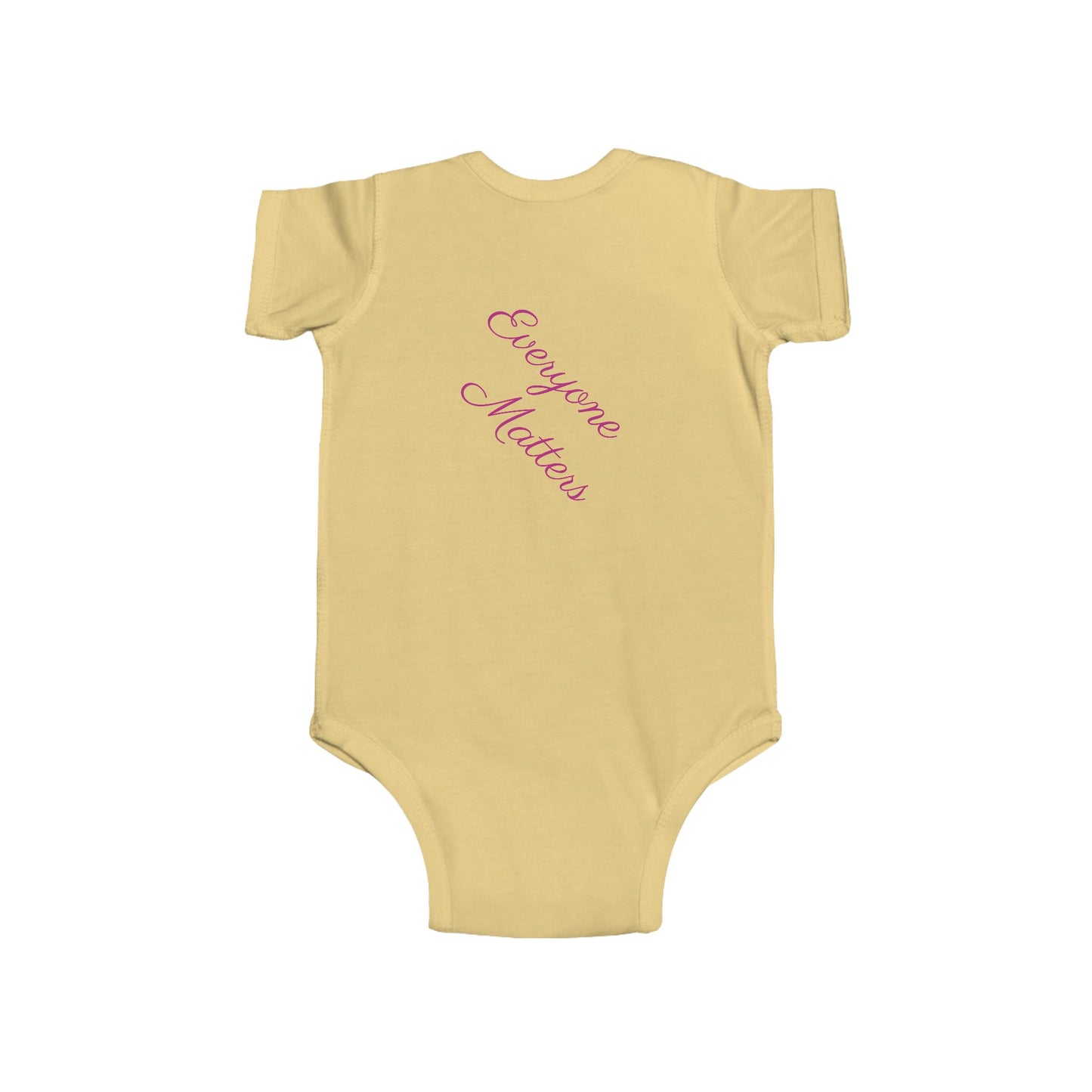 Everyone Matters Infant Bodysuit, Cute Baby Onesie, Meaningful Gift for Newborn, Baby Shower Surprise, First Outfits