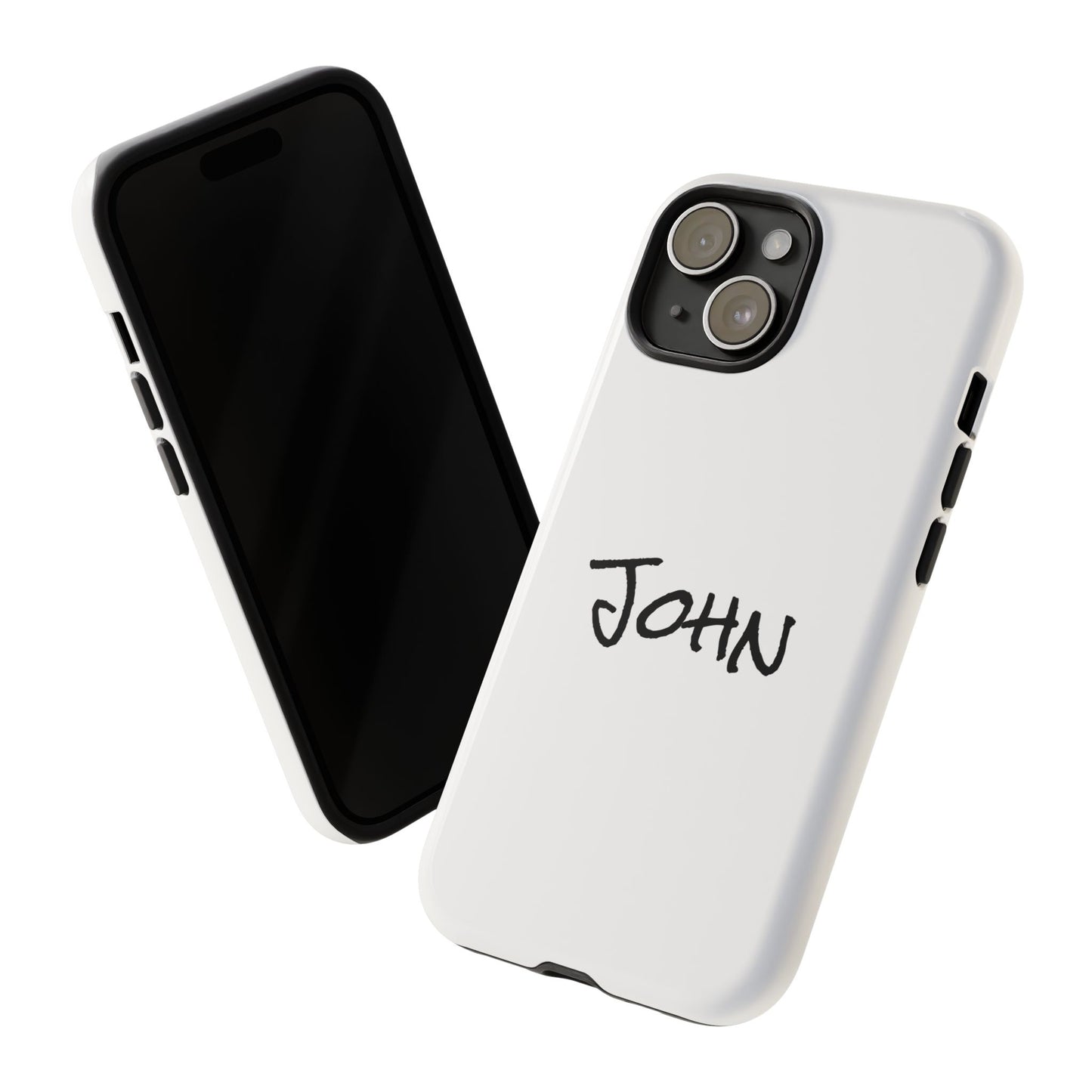 Personalized Phone Case for John, Custom Tough Phone Cover, Gift for Him, Unique Name Case, Durable Mobile Accessory