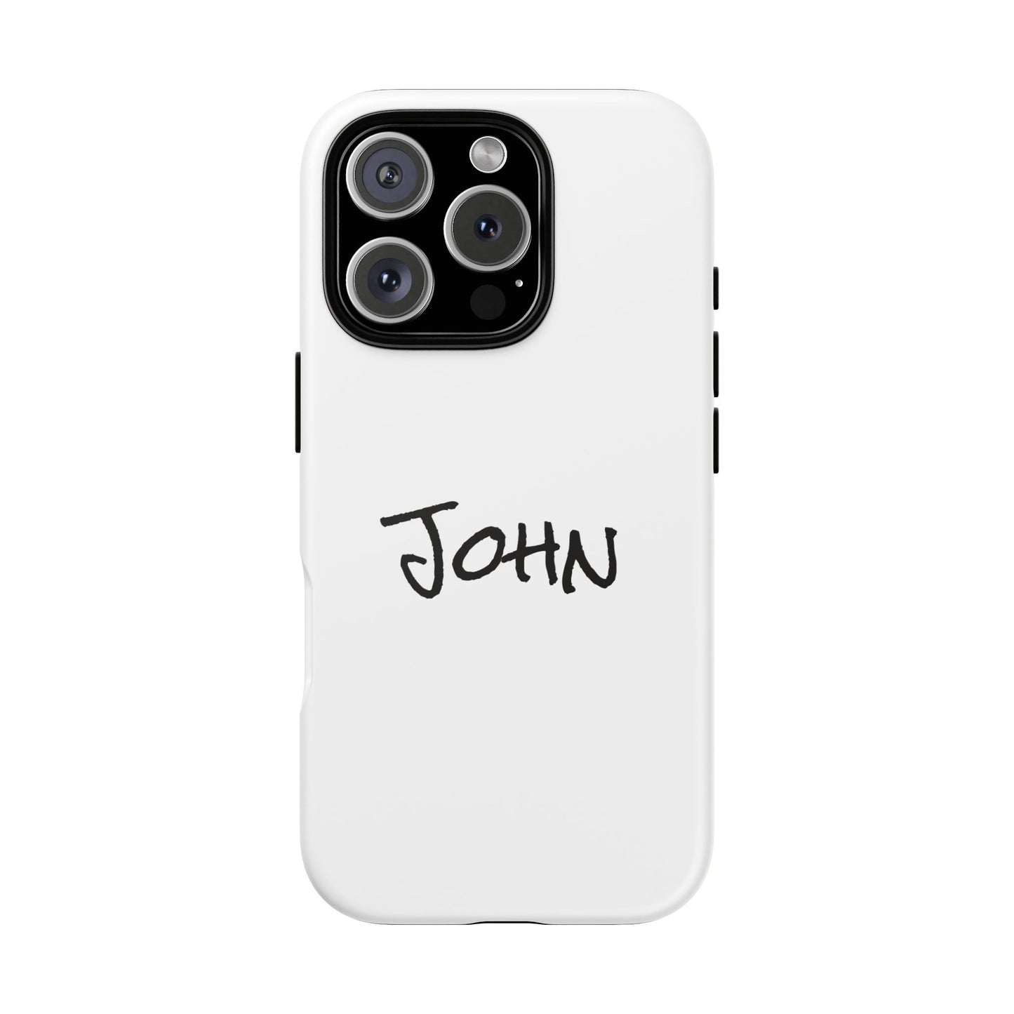 Personalized Phone Case for John, Custom Tough Phone Cover, Gift for Him, Unique Name Case, Durable Mobile Accessory