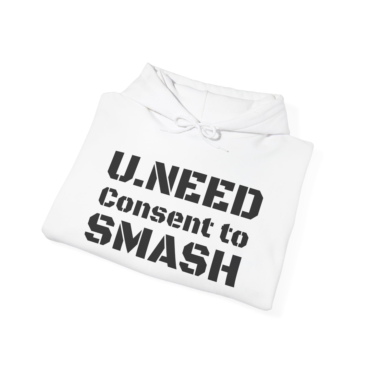 Consent to Smash Hoodie | Unisex Heavy Blend Sweater, Casual Wear, Gift for Gamers, Streetwear Hoodie, Unique Trendy Clothing