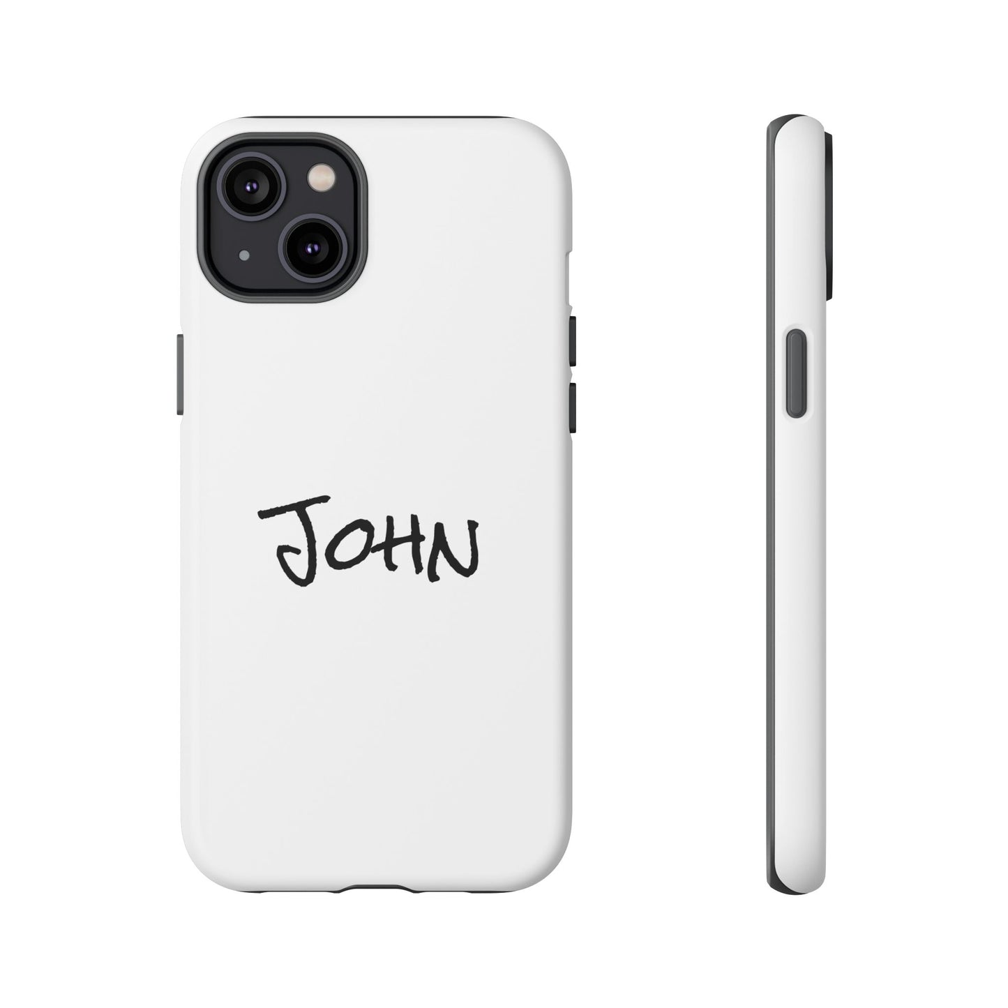 Personalized Phone Case for John, Custom Tough Phone Cover, Gift for Him, Unique Name Case, Durable Mobile Accessory