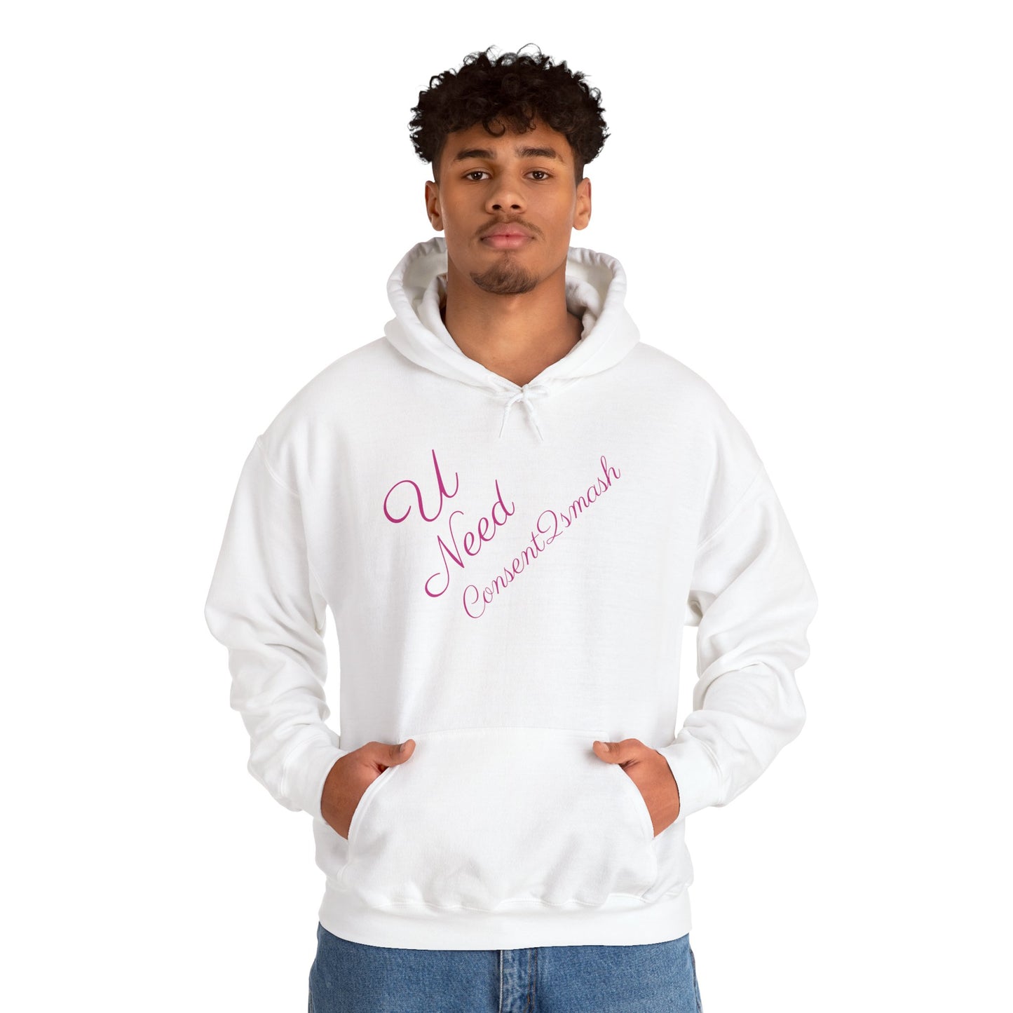 Consent to Smash Hooded Sweatshirt, Cozy Hoodie, Unisex Casual Wear, Streetwear, Gifts for Friends, Fun Party Outfit, Statements