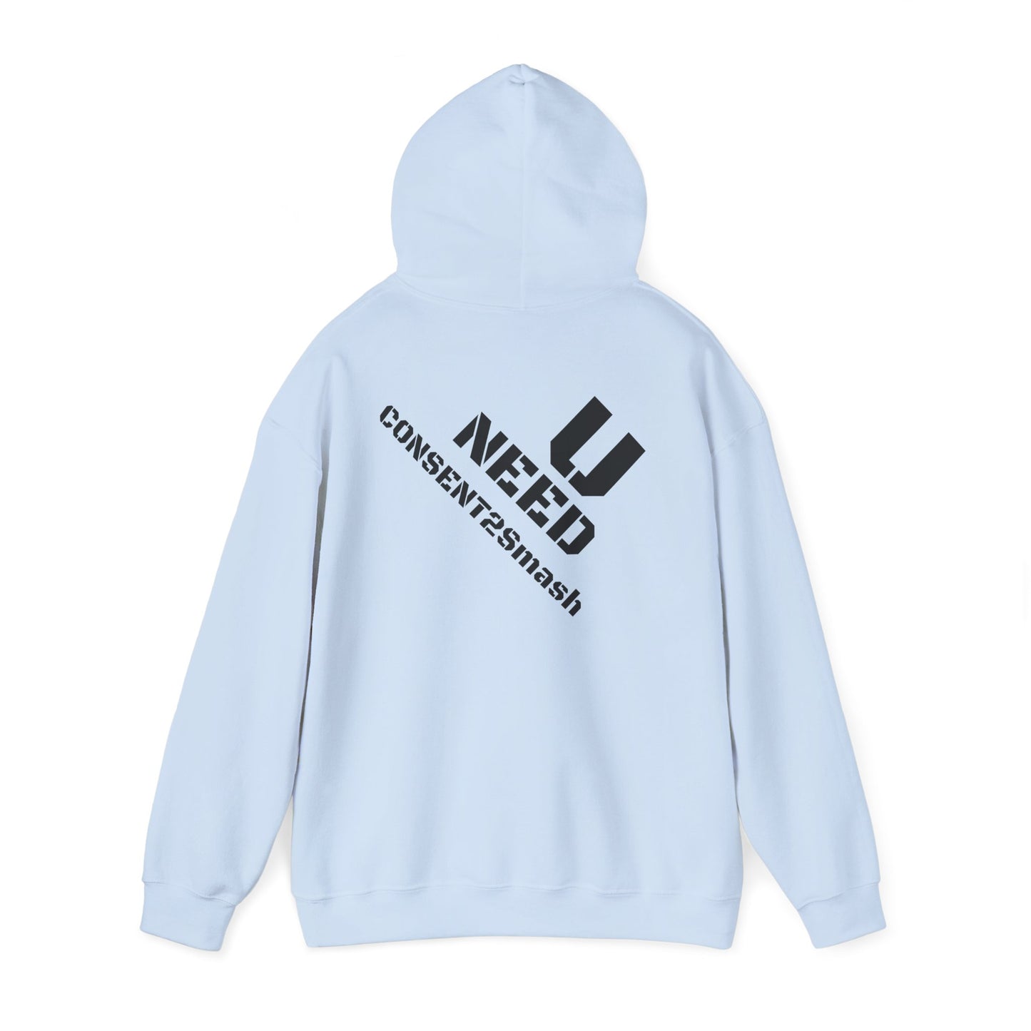 Consent to Smash Hoodie | Unisex Heavy Blend Sweater, Casual Wear, Gift for Gamers, Streetwear Hoodie, Unique Trendy Clothing