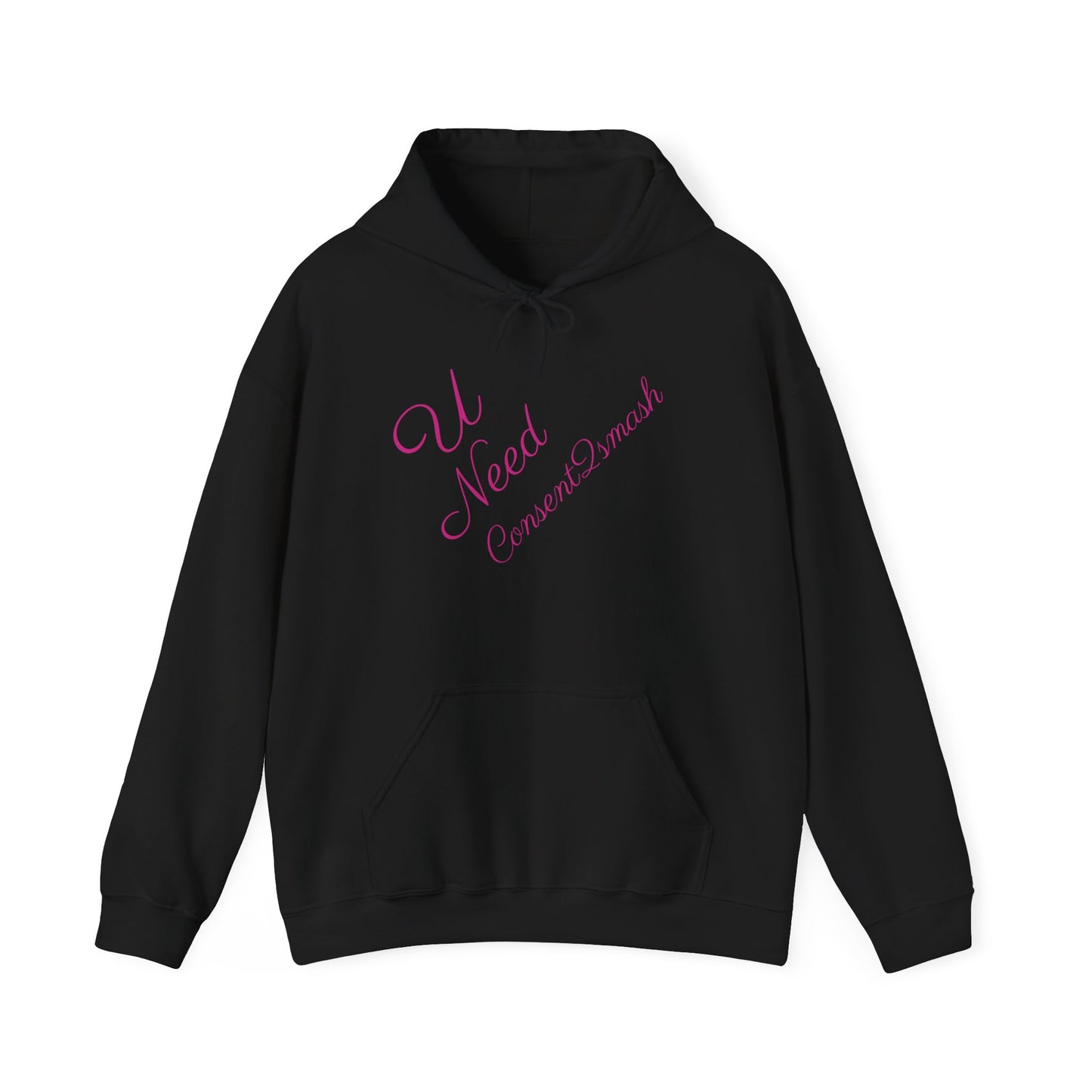 Consent to Smash Hooded Sweatshirt, Cozy Hoodie, Unisex Casual Wear, Streetwear, Gifts for Friends, Fun Party Outfit, Statements