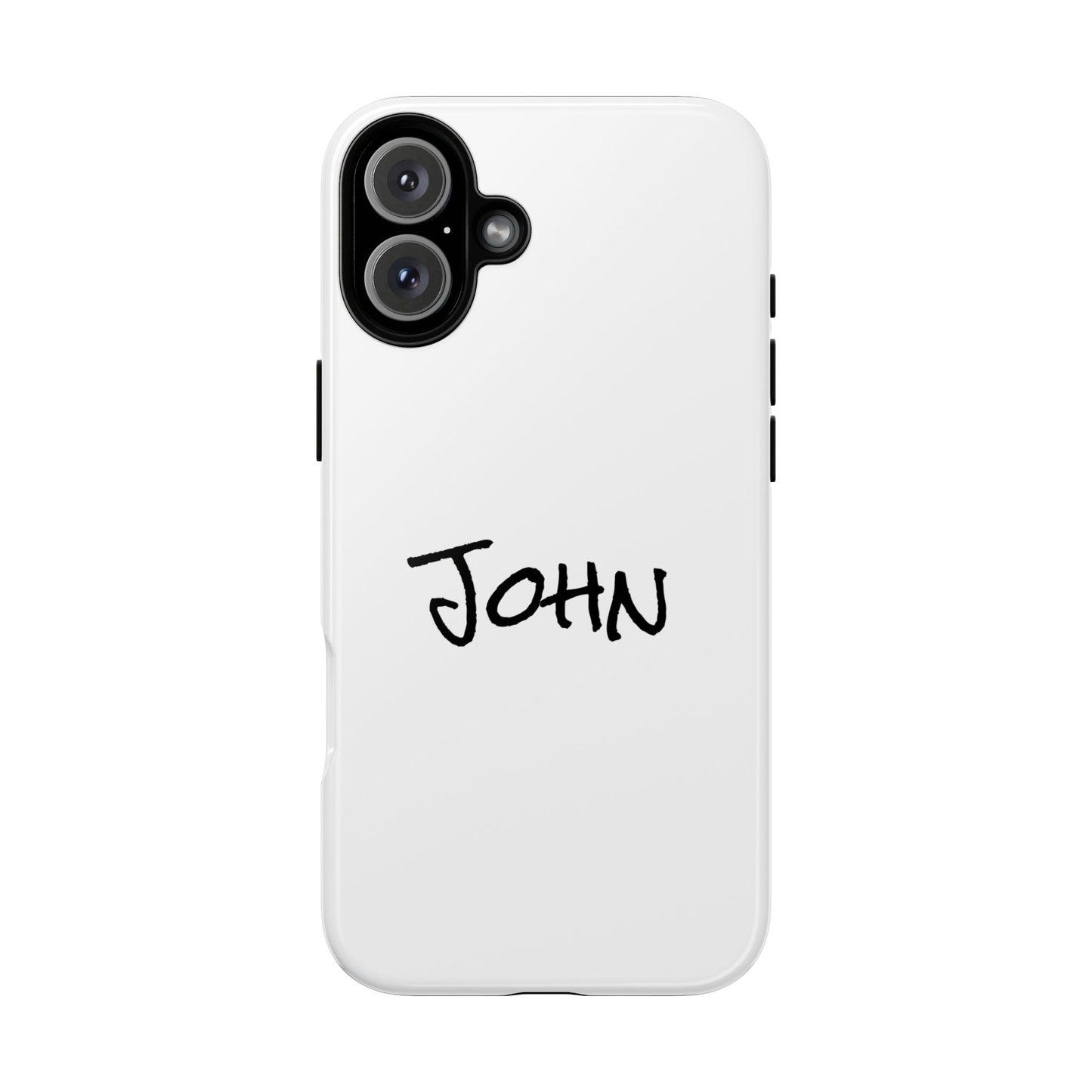 Personalized Phone Case for John, Custom Tough Phone Cover, Gift for Him, Unique Name Case, Durable Mobile Accessory