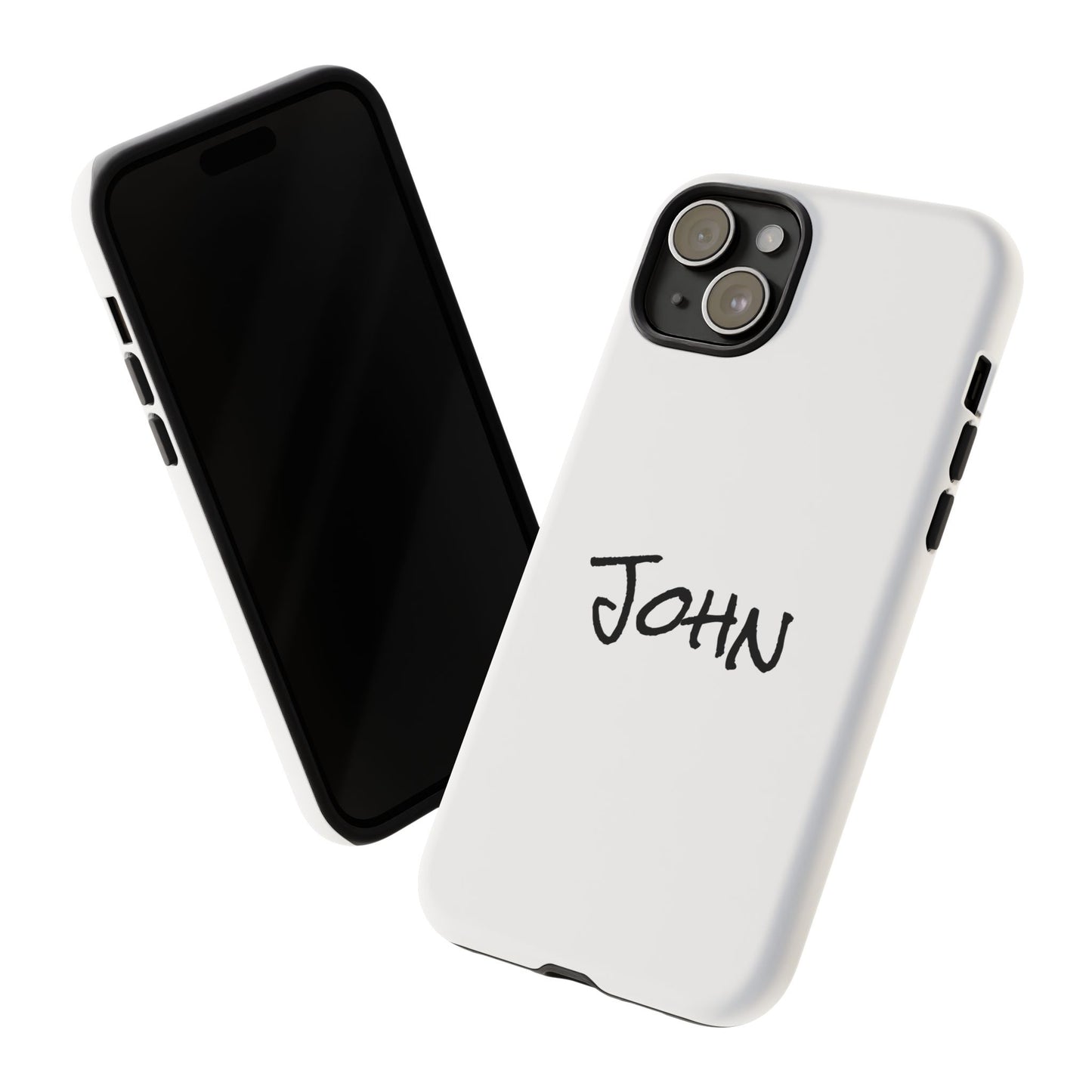 Personalized Phone Case for John, Custom Tough Phone Cover, Gift for Him, Unique Name Case, Durable Mobile Accessory