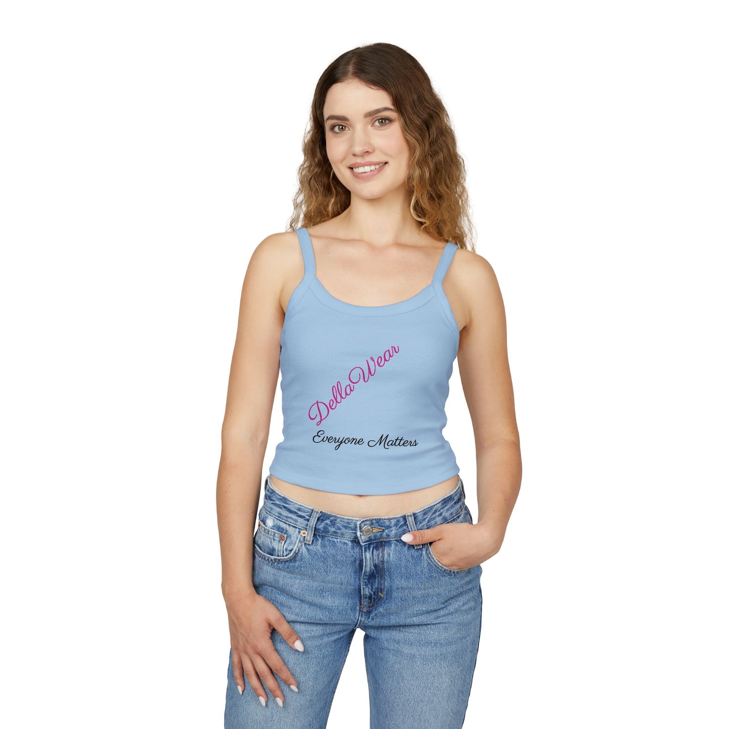 Empowering Spaghetti Strap Tank Top - Everyone Matters, Women's Fashion, Summer Wear, Gifts for Her, Motivational Apparel