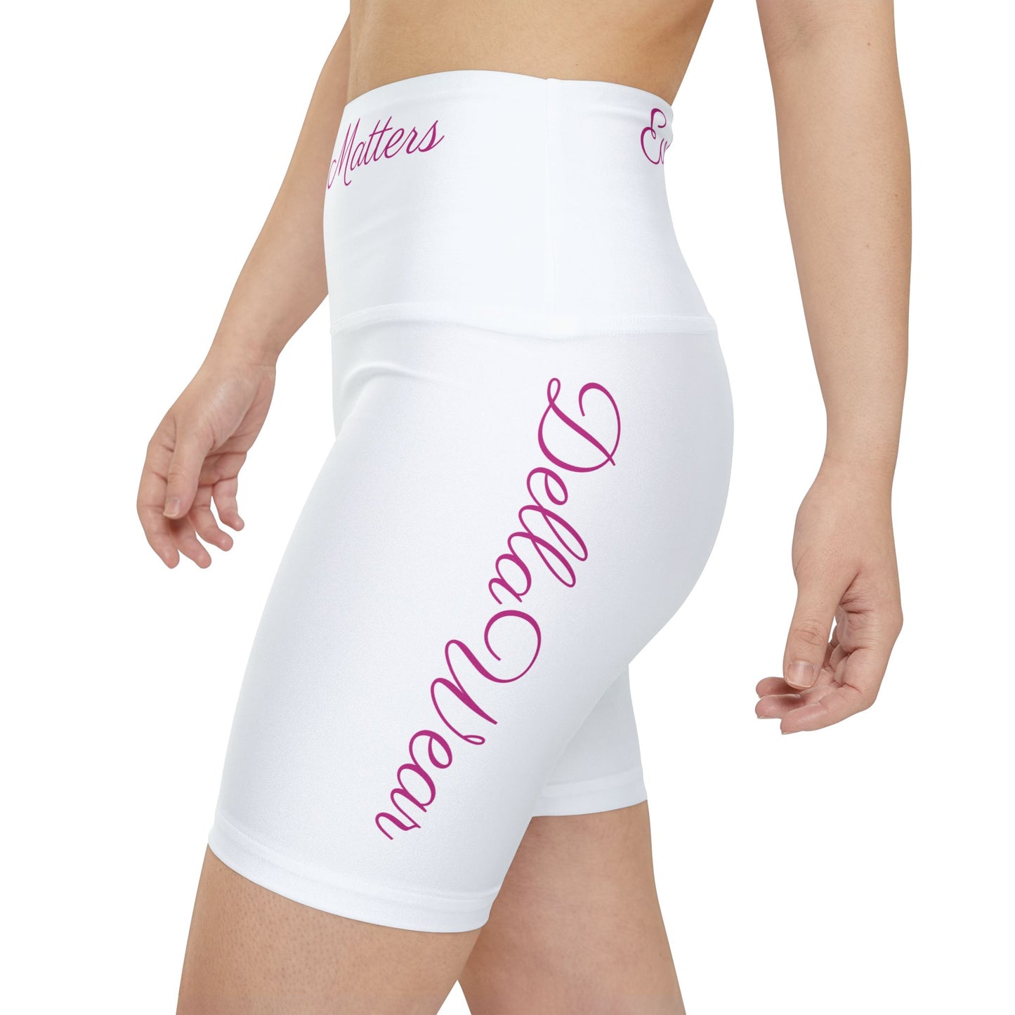 Empowering Women's Workout Shorts - Everyone Matters Motivational Fit, Exercise, Pilates, Gym, Yoga, Fitness Gear