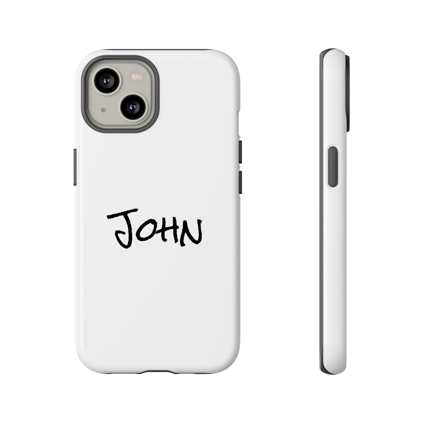 Personalized Phone Case for John, Custom Tough Phone Cover, Gift for Him, Unique Name Case, Durable Mobile Accessory