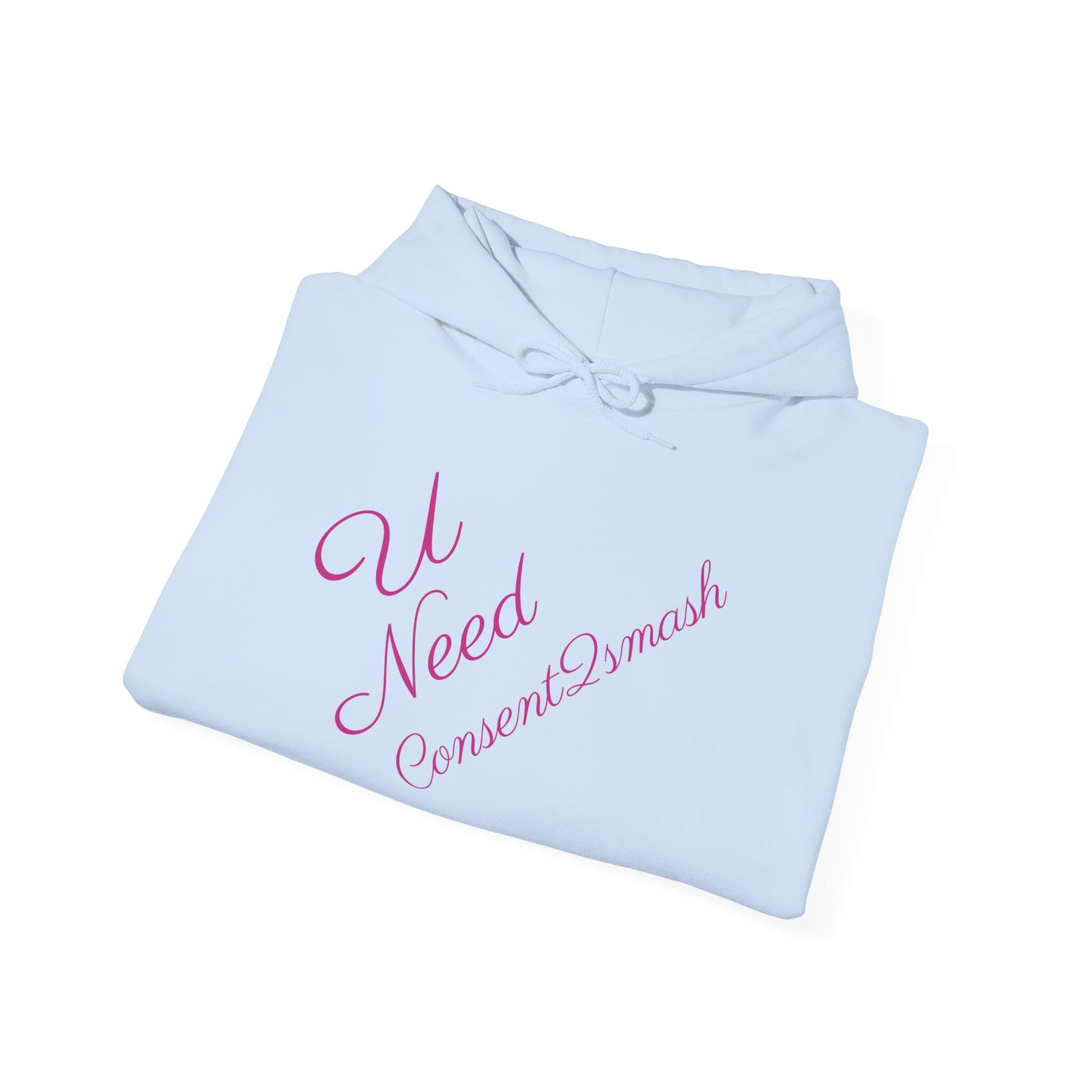 Consent to Smash Hooded Sweatshirt, Cozy Hoodie, Unisex Casual Wear, Streetwear, Gifts for Friends, Fun Party Outfit, Statements