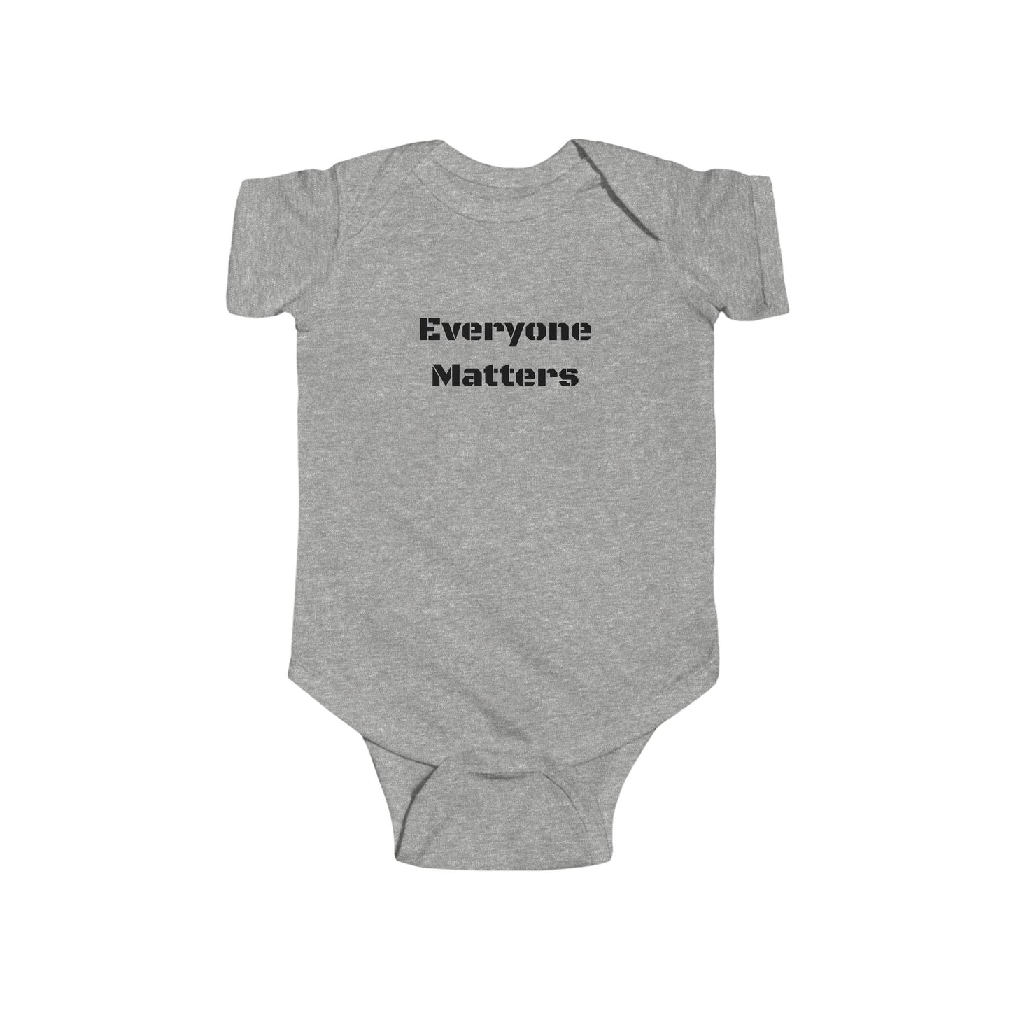 Everyone Matters Infant Bodysuit, Cute Baby Outfit, Newborn Gift, Baby Shower Gift, Inspirational Baby Clothes