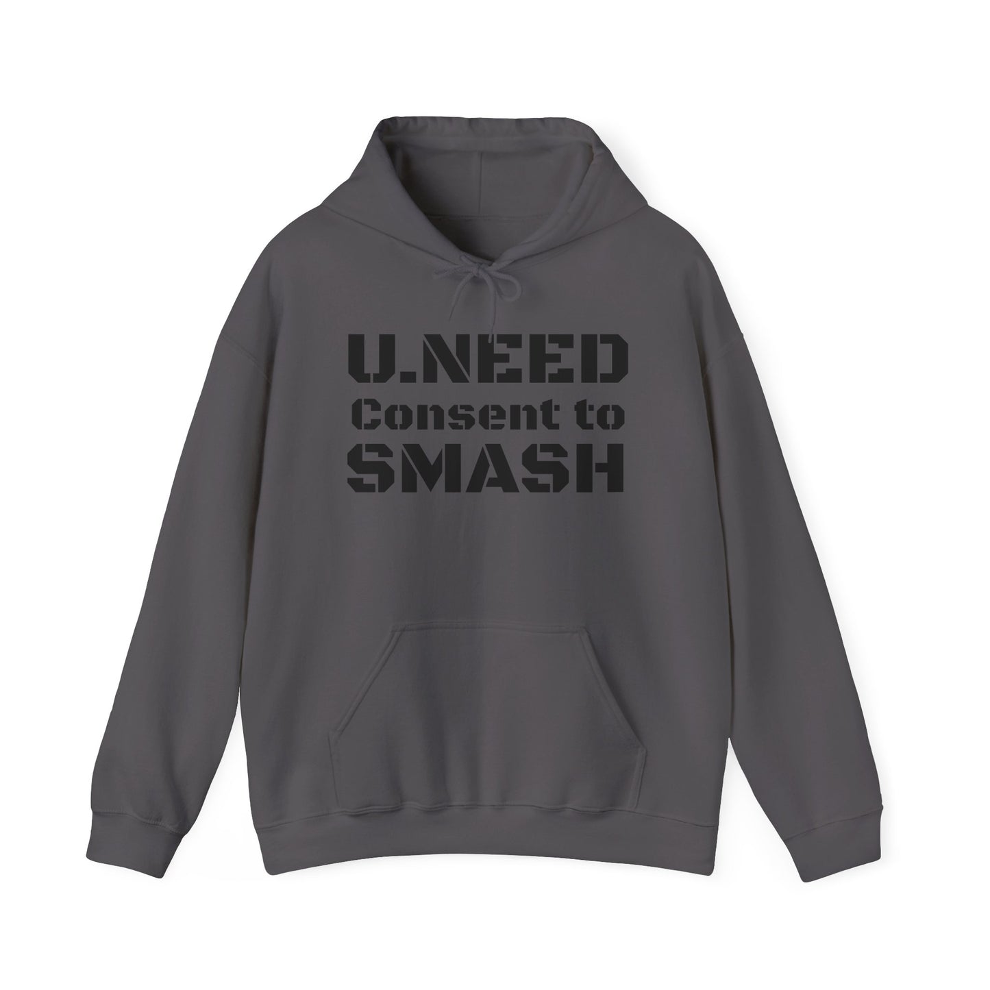 Consent to Smash Hoodie | Unisex Heavy Blend Sweater, Casual Wear, Gift for Gamers, Streetwear Hoodie, Unique Trendy Clothing