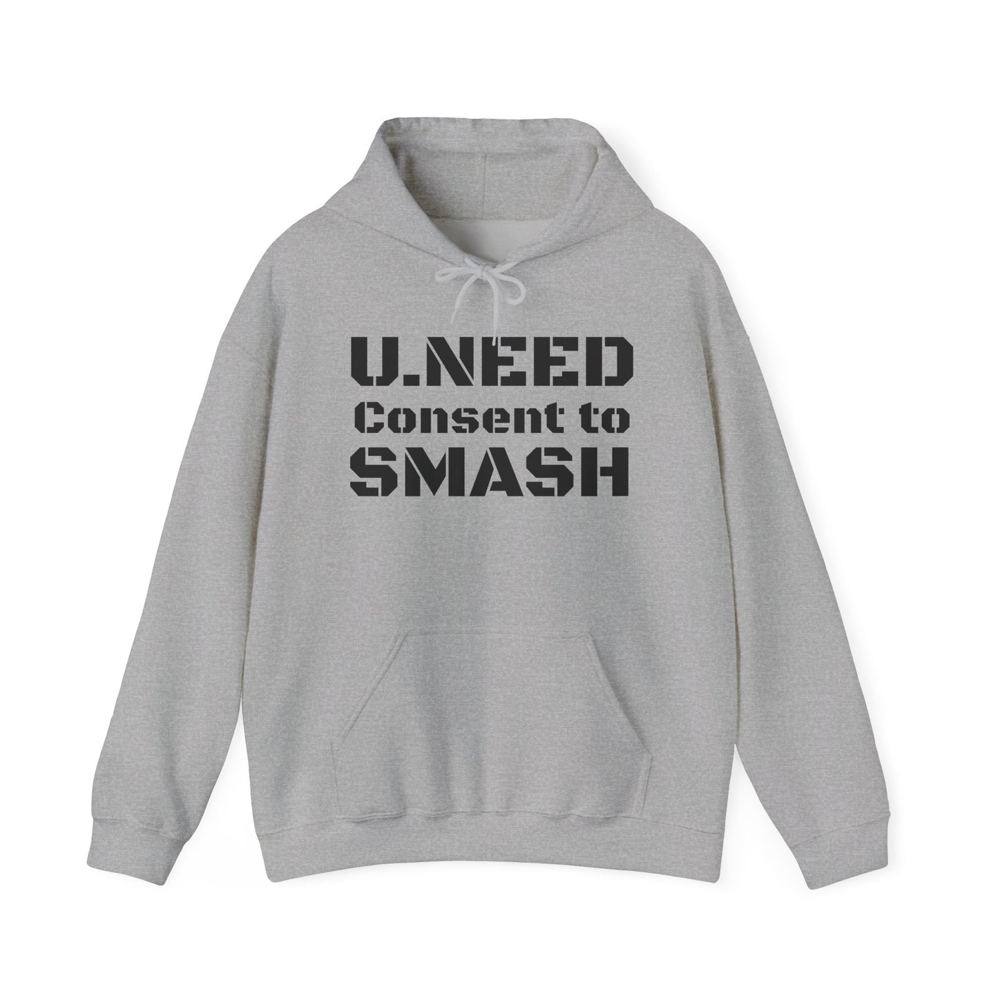 Consent to Smash Hoodie | Unisex Heavy Blend Sweater, Casual Wear, Gift for Gamers, Streetwear Hoodie, Unique Trendy Clothing