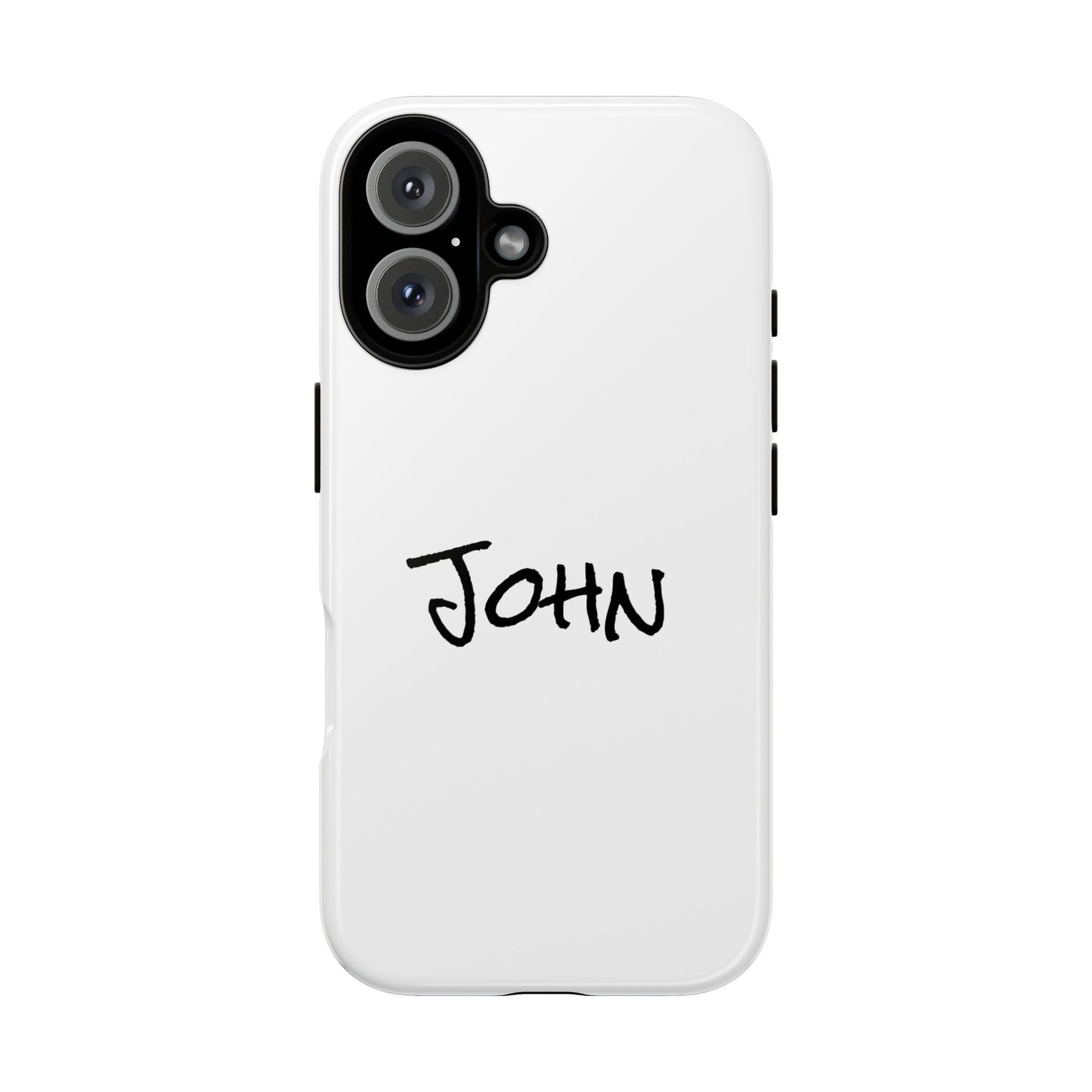 Personalized Phone Case for John, Custom Tough Phone Cover, Gift for Him, Unique Name Case, Durable Mobile Accessory