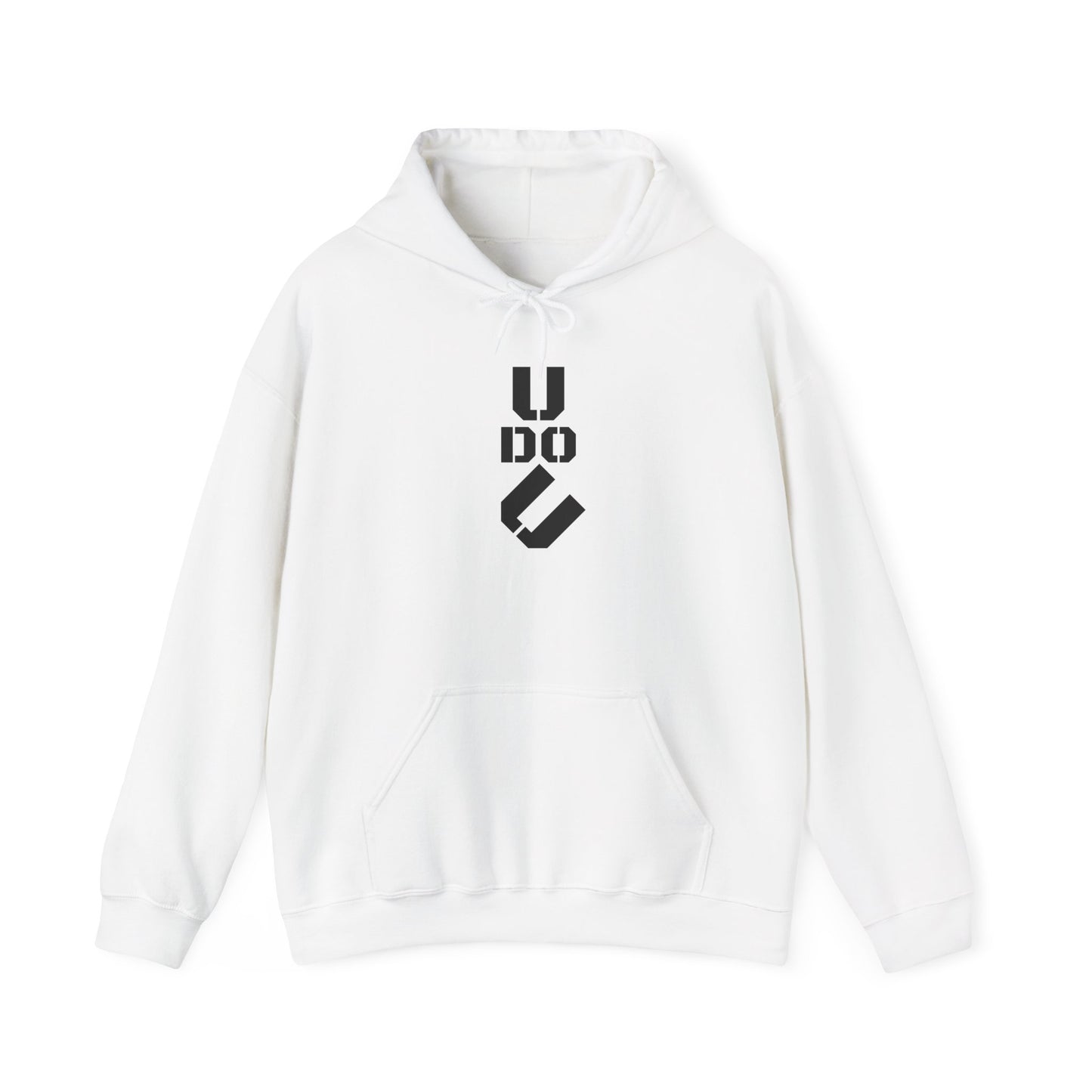 Unisex Heavy Blend Hoodie with Unique 'U DO U' Design, Perfect for Casual Wear, Gift for Friends, and Cozy Nights in