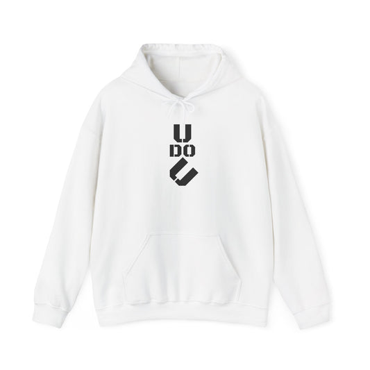 Unisex Heavy Blend Hoodie with Unique 'U DO U' Design, Perfect for Casual Wear, Gift for Friends, and Cozy Nights in
