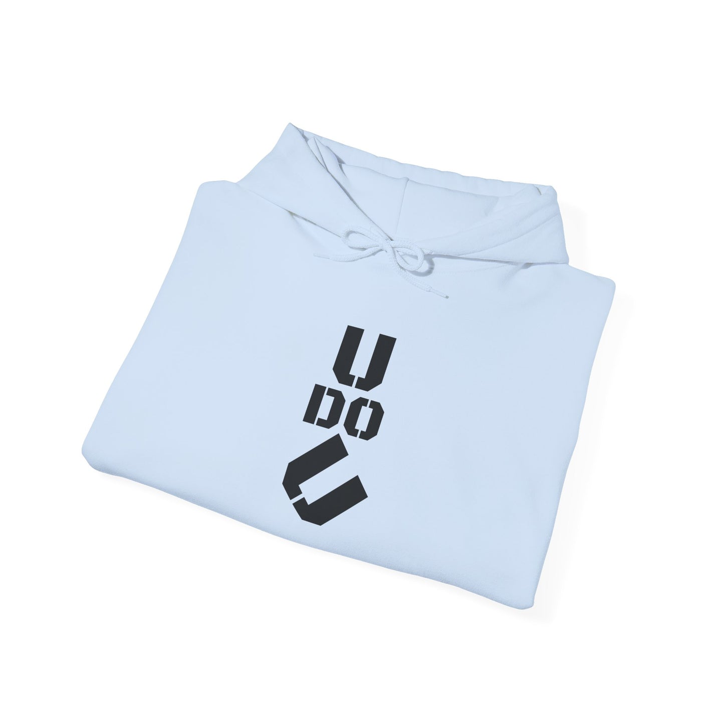 Unisex Heavy Blend Hoodie with Unique 'U DO U' Design, Perfect for Casual Wear, Gift for Friends, and Cozy Nights in