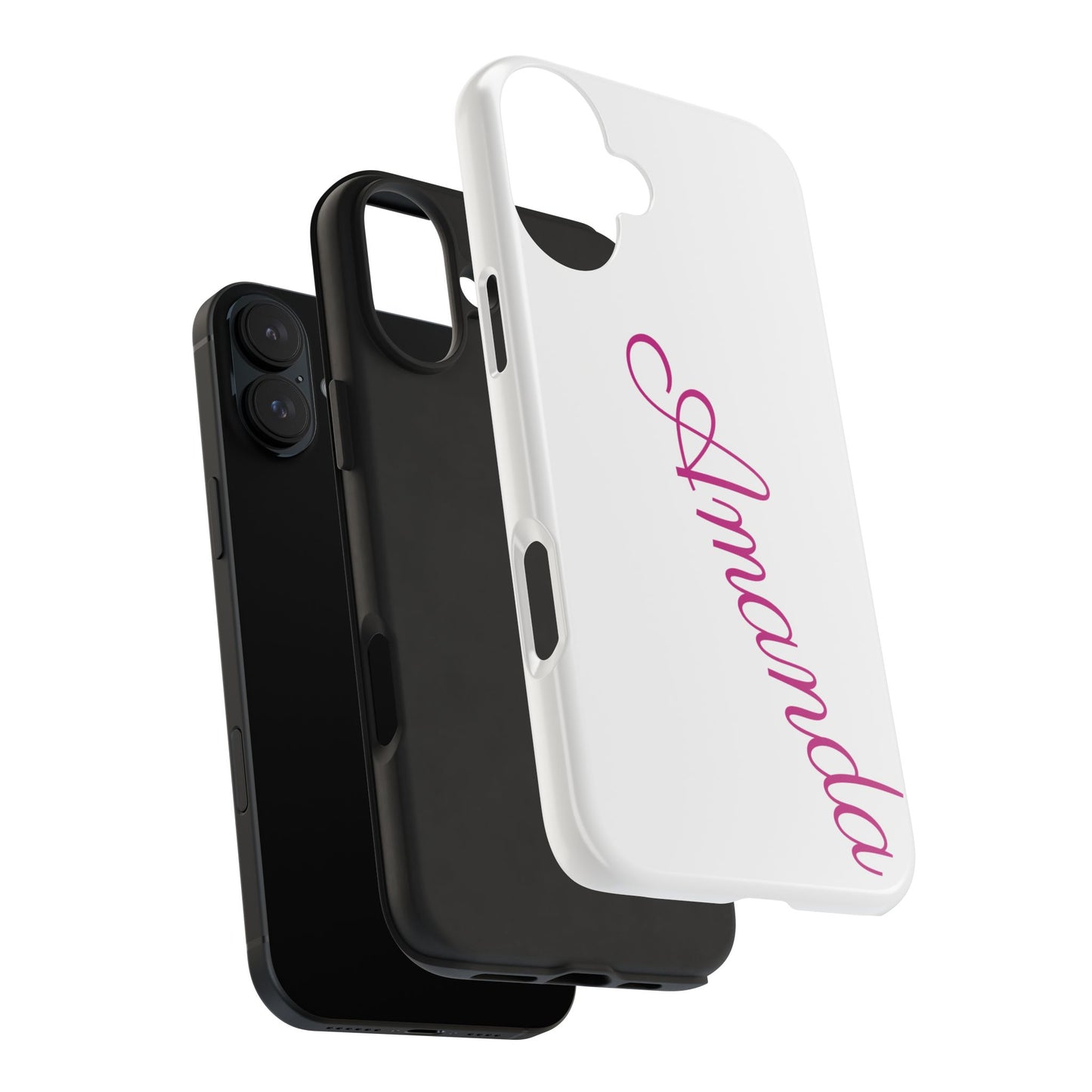 Personalized Tough Phone Case, Custom Name Phone Cover, Durable Mobile Case, Stylish Phone Accessory, Gift for Her