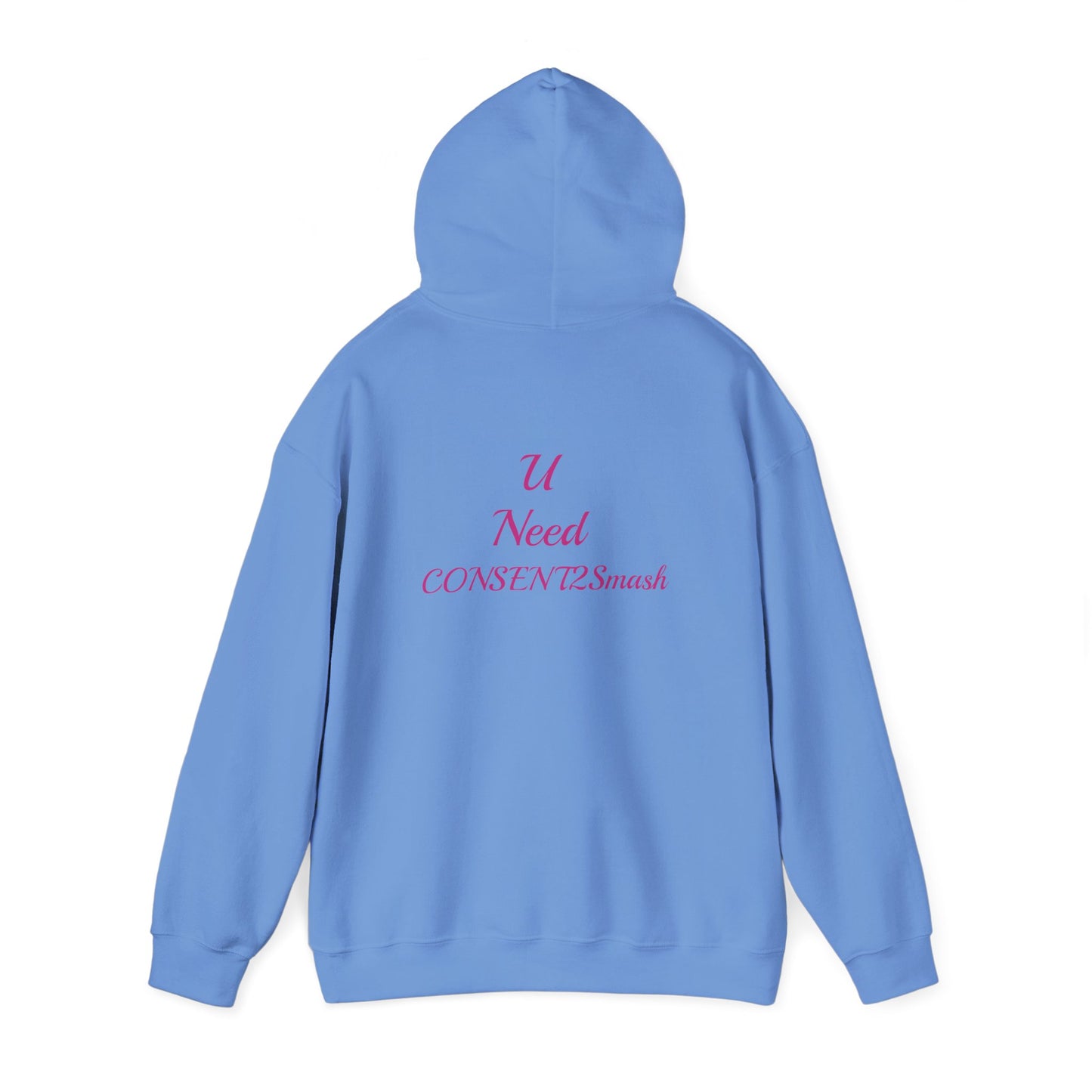 Consent to Smash Hooded Sweatshirt, Cozy Hoodie, Unisex Casual Wear, Streetwear, Gifts for Friends, Fun Party Outfit, Statements