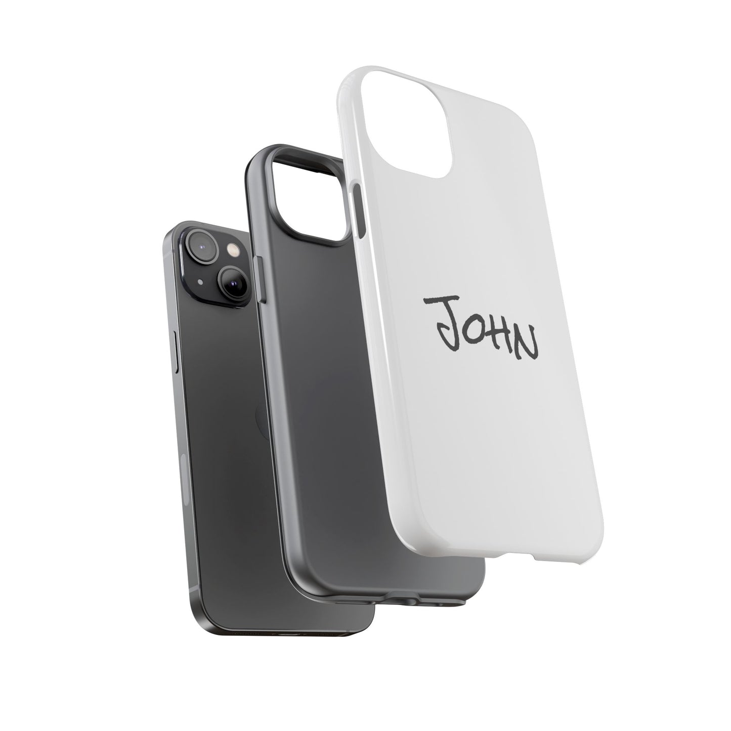 Personalized Phone Case for John, Custom Tough Phone Cover, Gift for Him, Unique Name Case, Durable Mobile Accessory