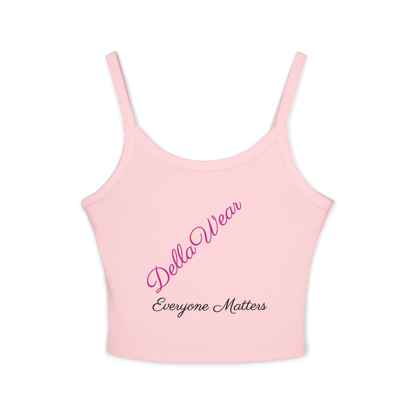 Empowering Spaghetti Strap Tank Top - Everyone Matters, Women's Fashion, Summer Wear, Gifts for Her, Motivational Apparel