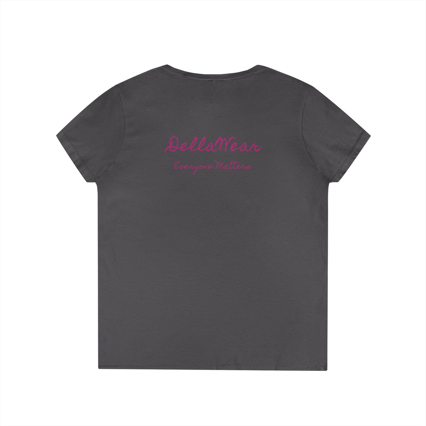 Empowering Ladies' V-Neck T-Shirt - Everyone Matters | Casual Wear, Gift for Her, Motivational Apparel, Inspirational Fashion
