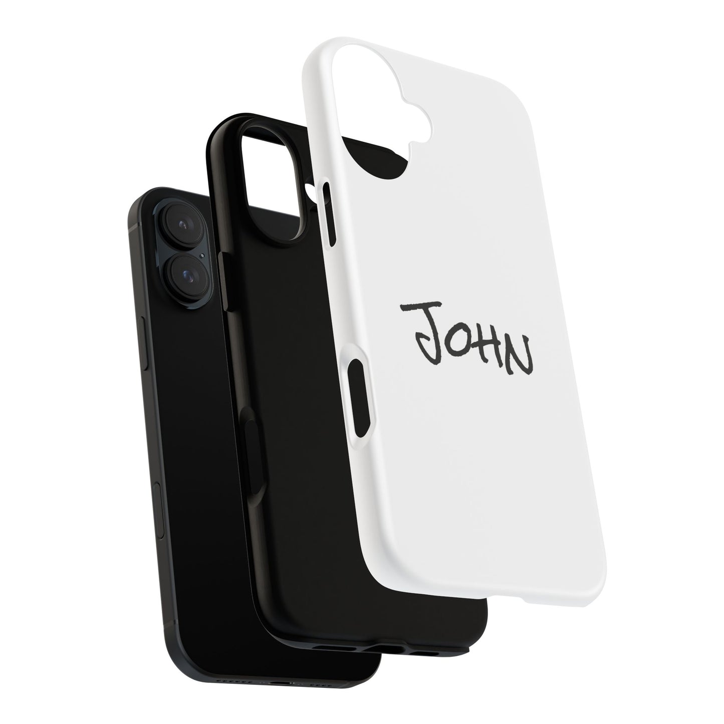 Personalized Phone Case for John, Custom Tough Phone Cover, Gift for Him, Unique Name Case, Durable Mobile Accessory