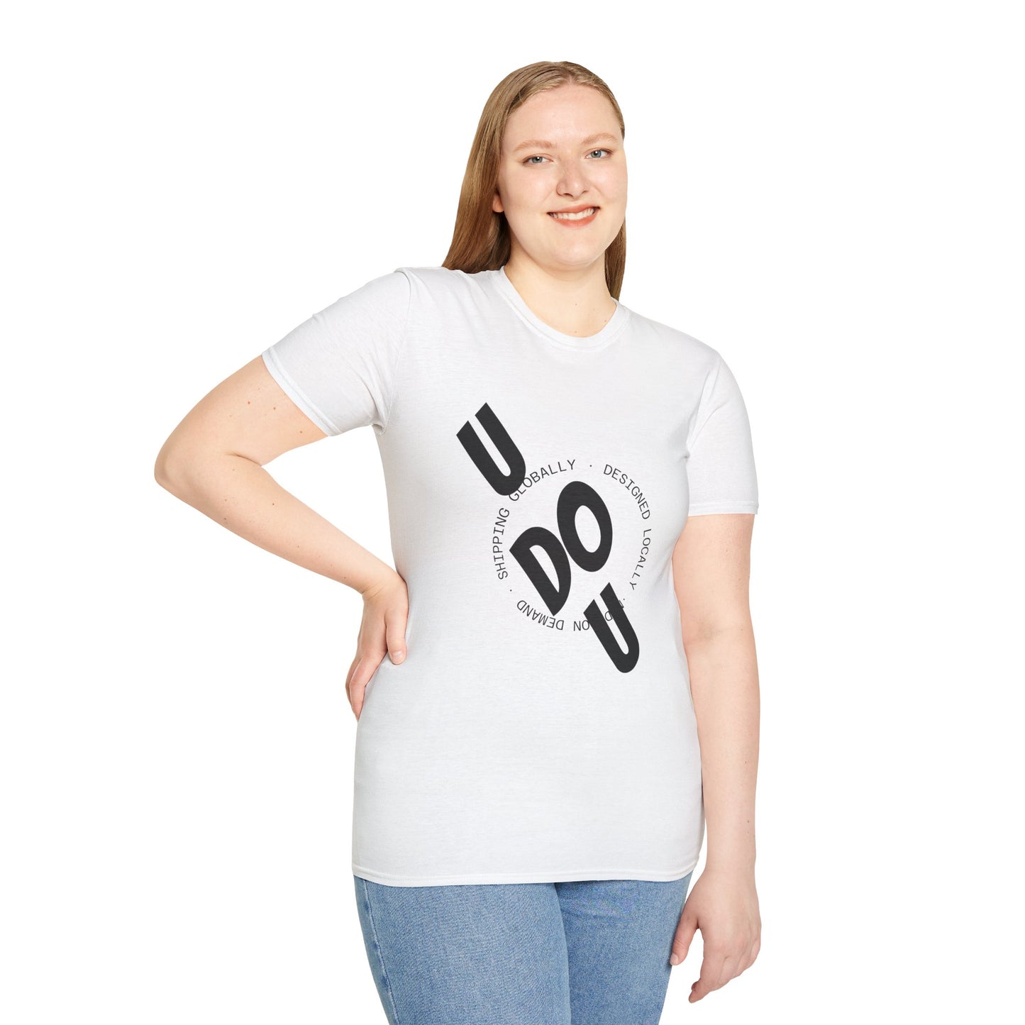 Unisex Softstyle T-Shirt with Unique Typography Design, Casual Wear, Graphic Tee, Trendy Apparel, Perfect Gift, Everyday Fashion