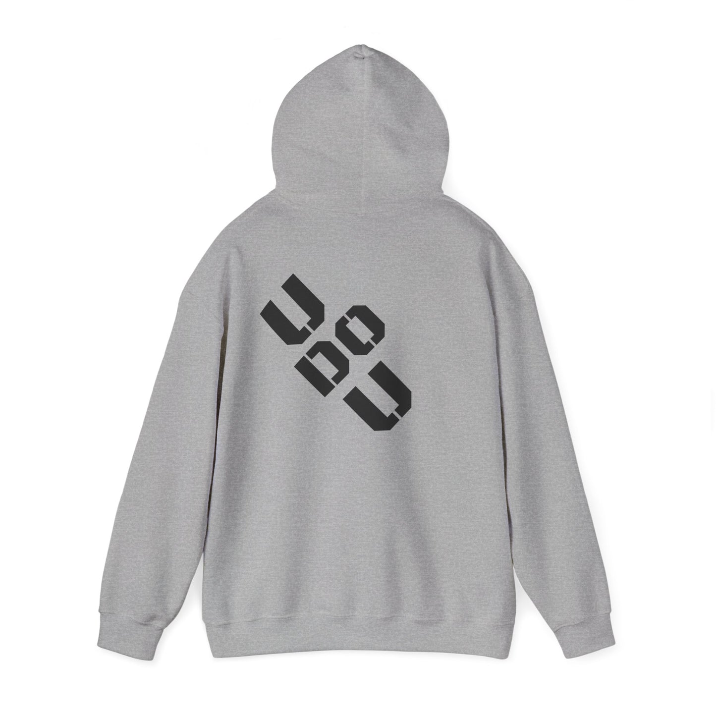 Unisex Heavy Blend Hoodie with Unique 'U DO U' Design, Perfect for Casual Wear, Gift for Friends, and Cozy Nights in
